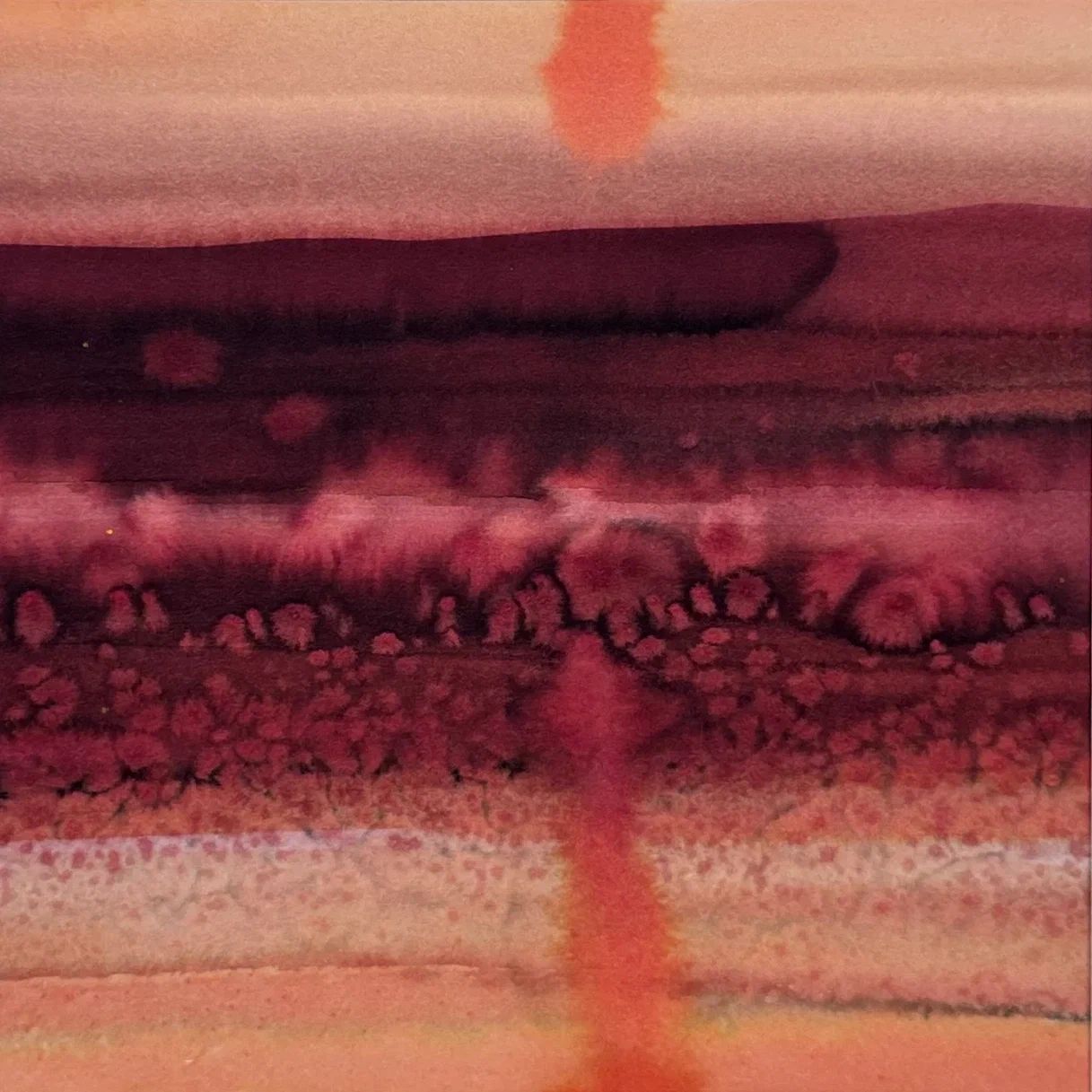 Анастасия Попова (Авторская графика - 
                  40 x 40 см) Октябрь I