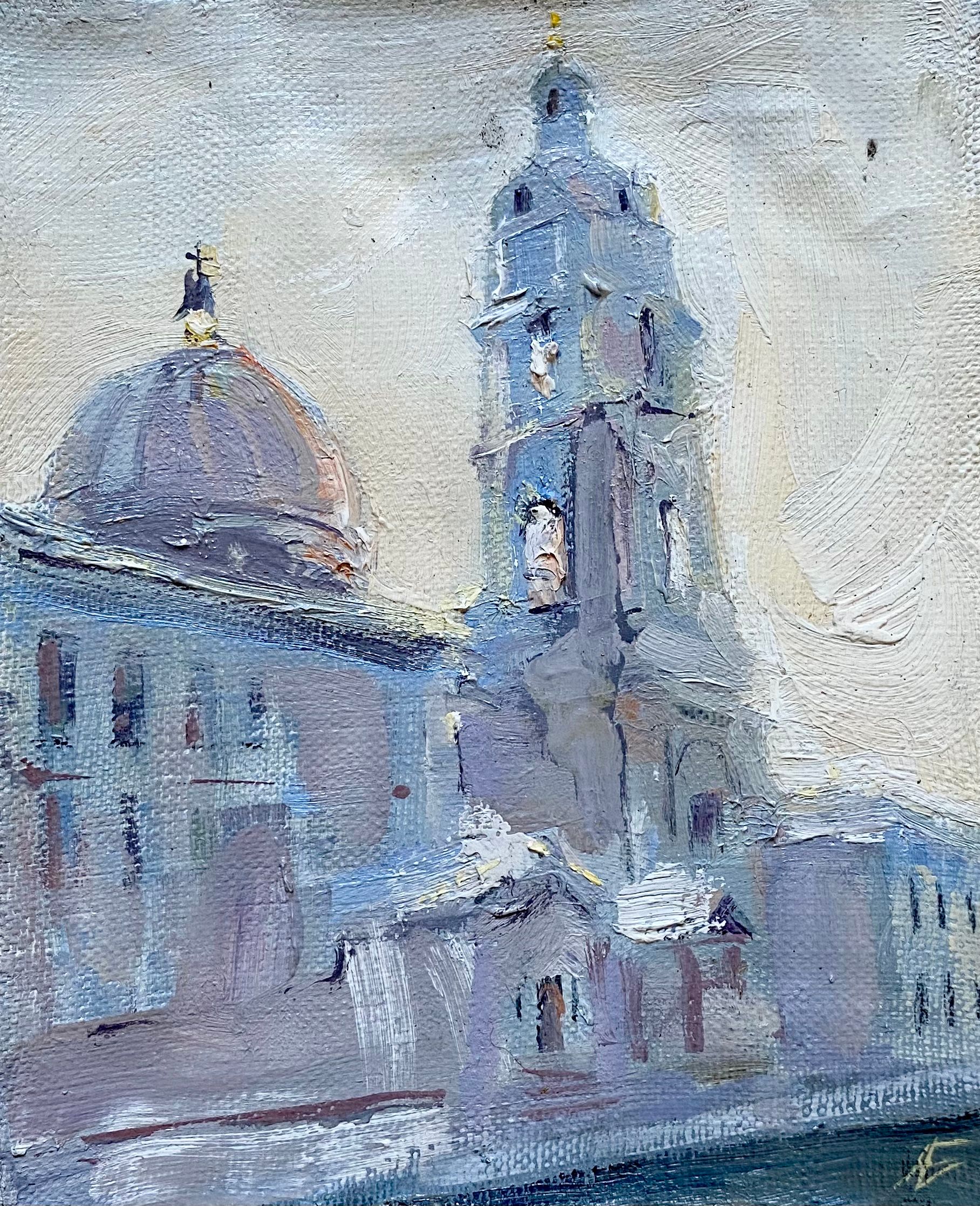 Алина Буглеева (Картина, живопись - 
                  15 x 18 см) Васильевский остров