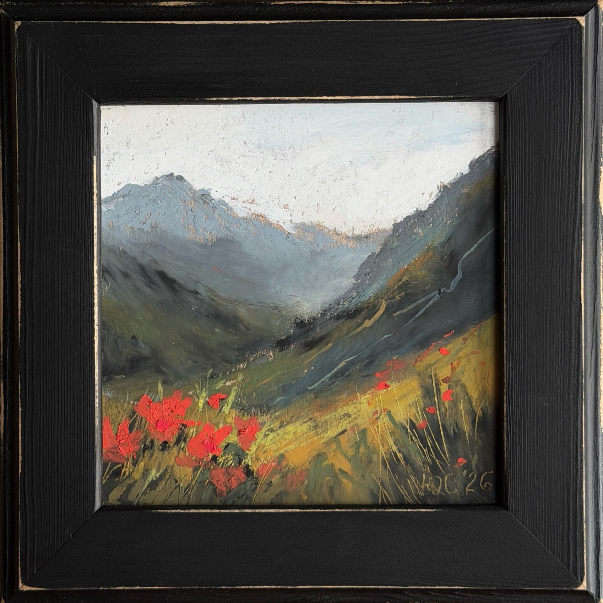 Светлана Юматова (Картина, живопись - 
                  22 x 22 см) Дикие цветы