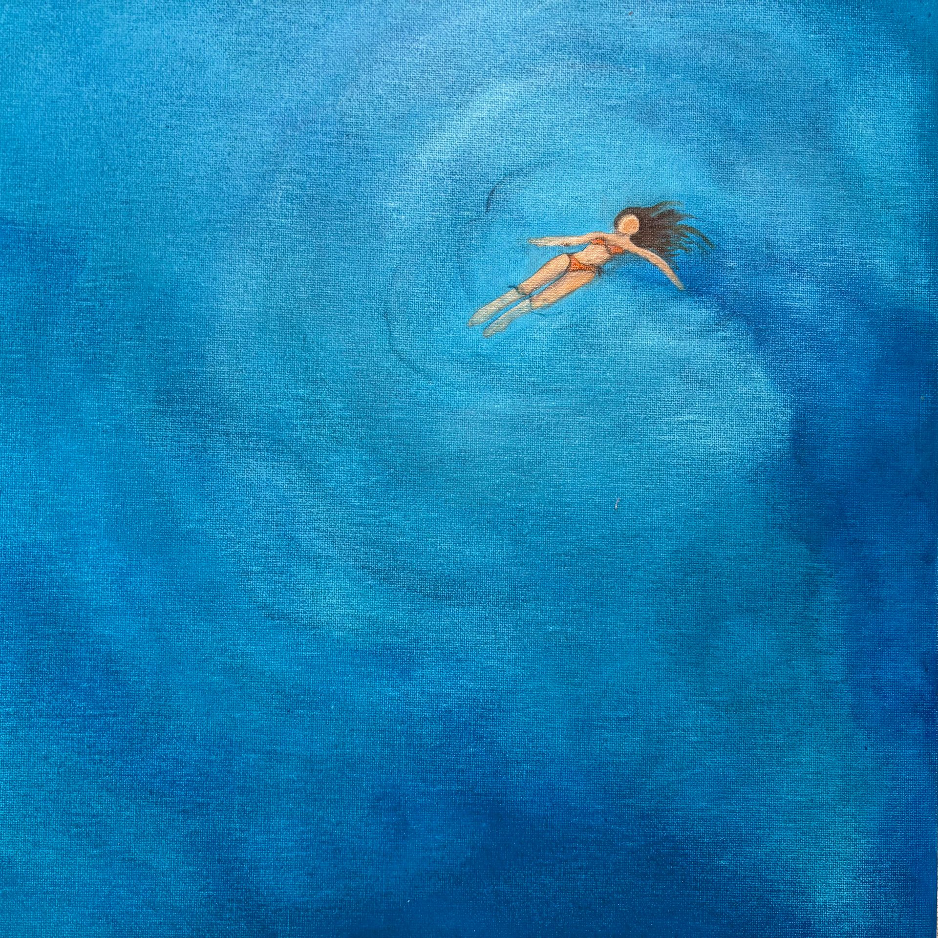 Елена Королева (Авторская графика - 
                  50 x 50 см) Океан