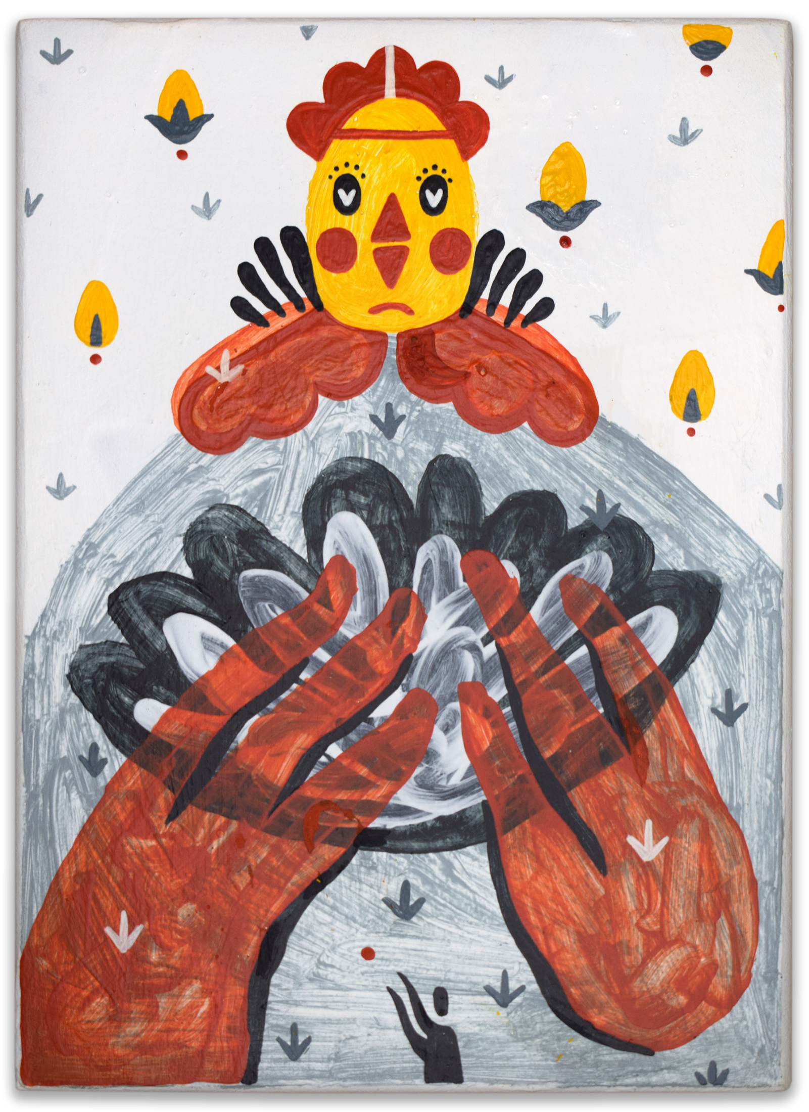 Лена Романовская (Картина, живопись - 
                  13 x 18 см) Рождение