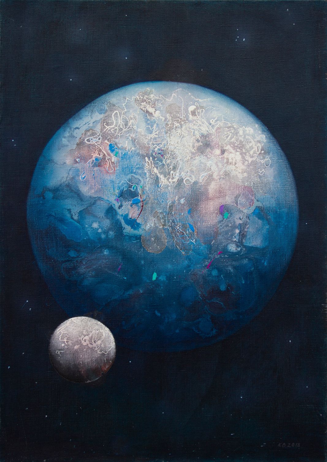 Вадим Комиссаров (Картина, живопись - 
                  50 x 70 см) Новая планета 12