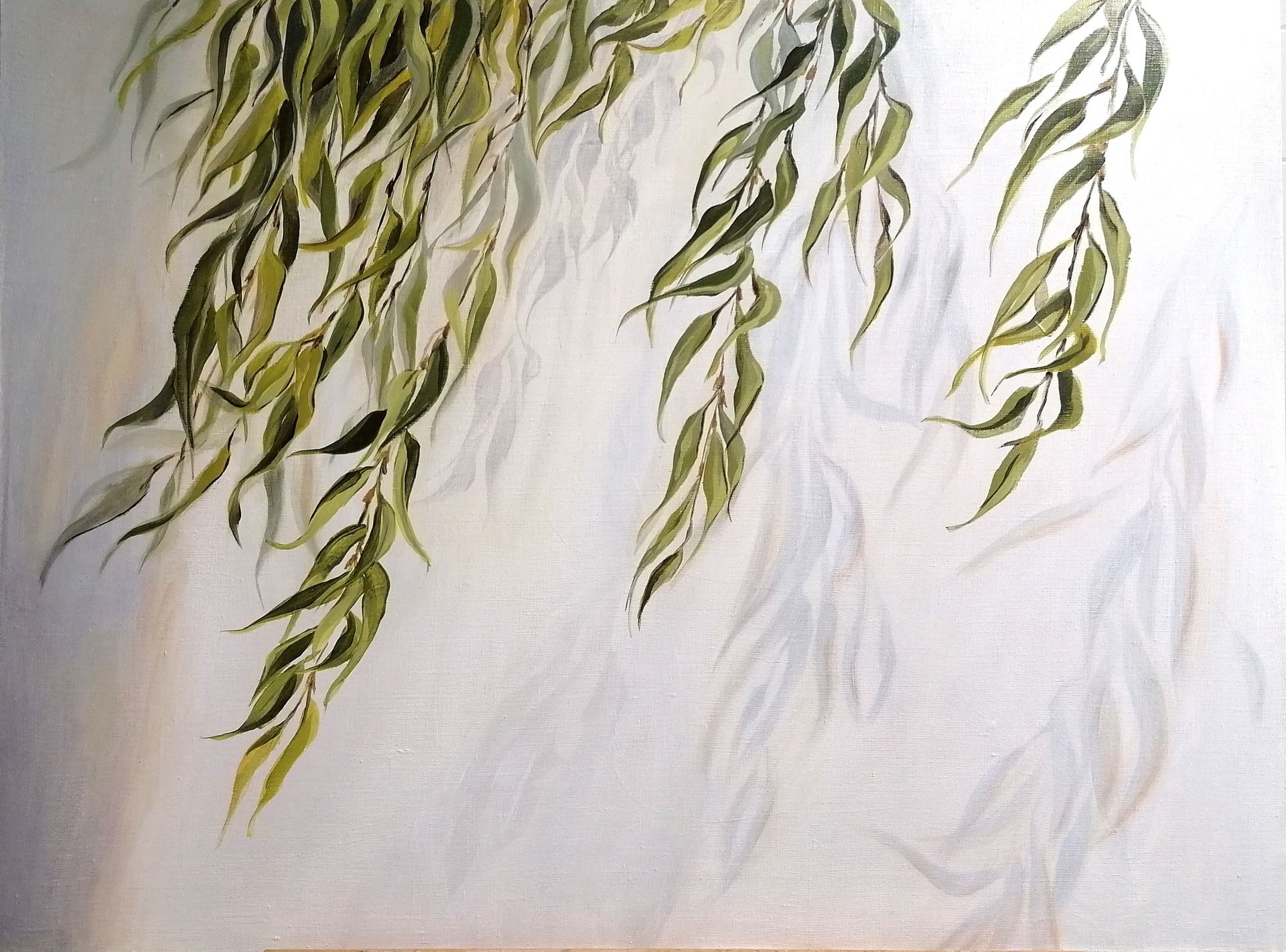 Юлия Куртова (Картина, живопись - 
                  80 x 60 см) Тени. Ива