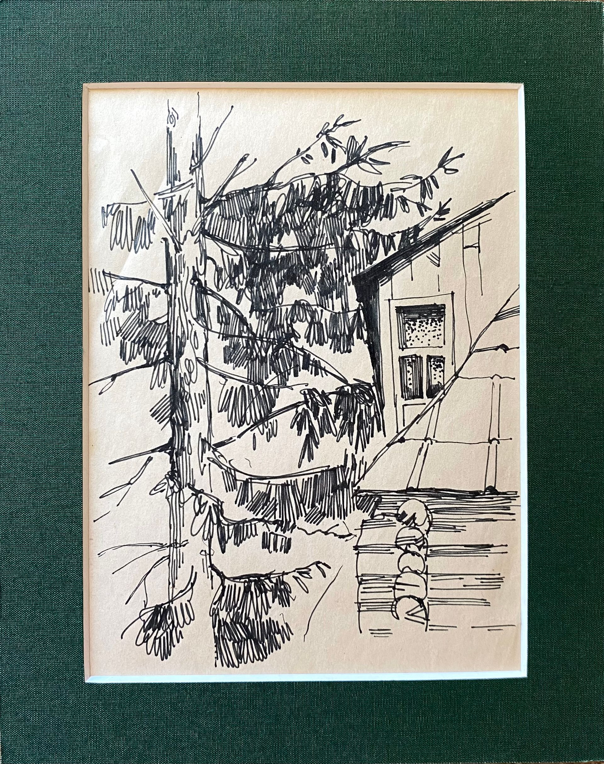 Алина Буглеева (Авторская графика - 
                  20 x 25 см) Ель