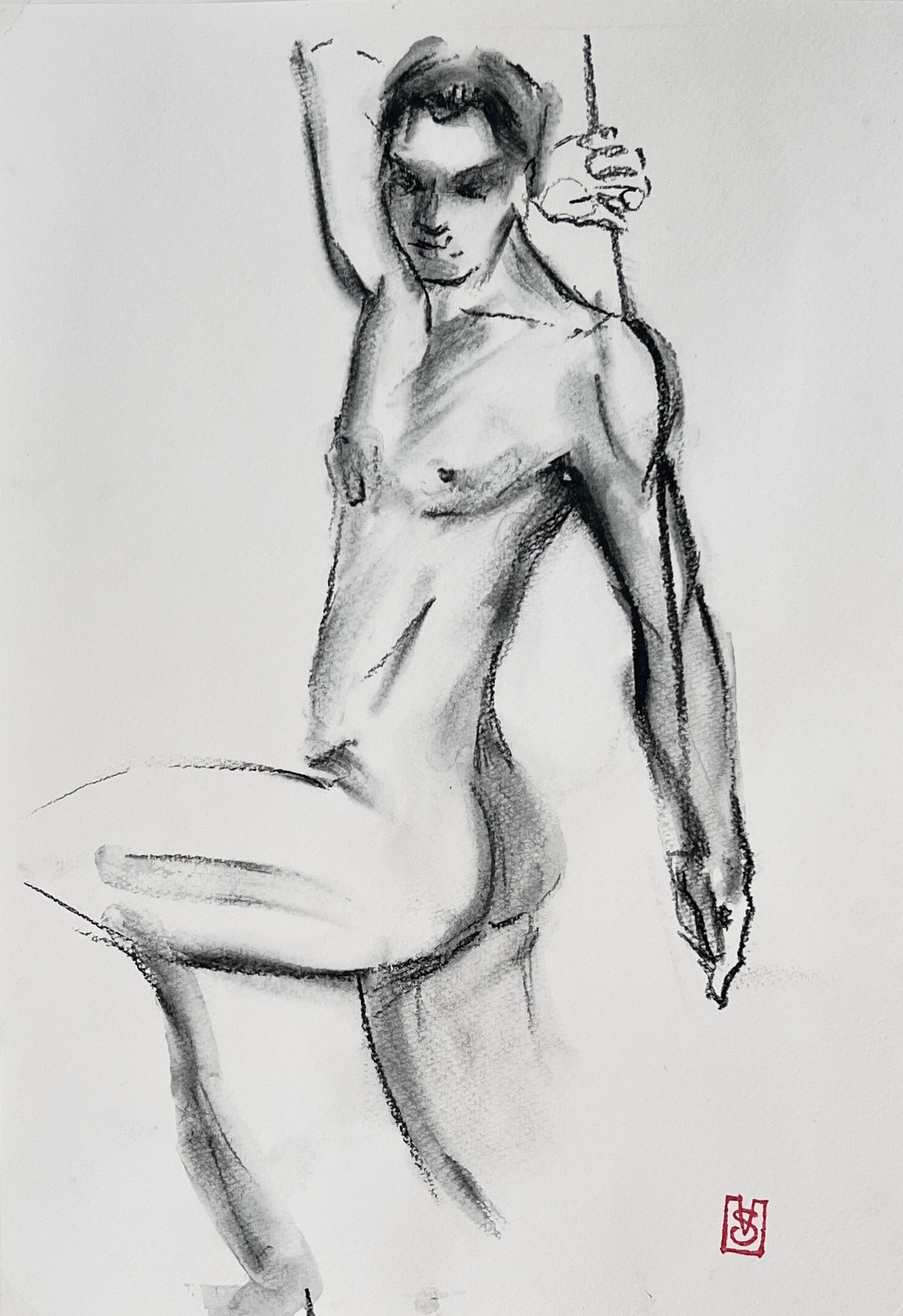 Виктория Севастьянова (Авторская графика - 
                  20 x 30 см) Nu sketch