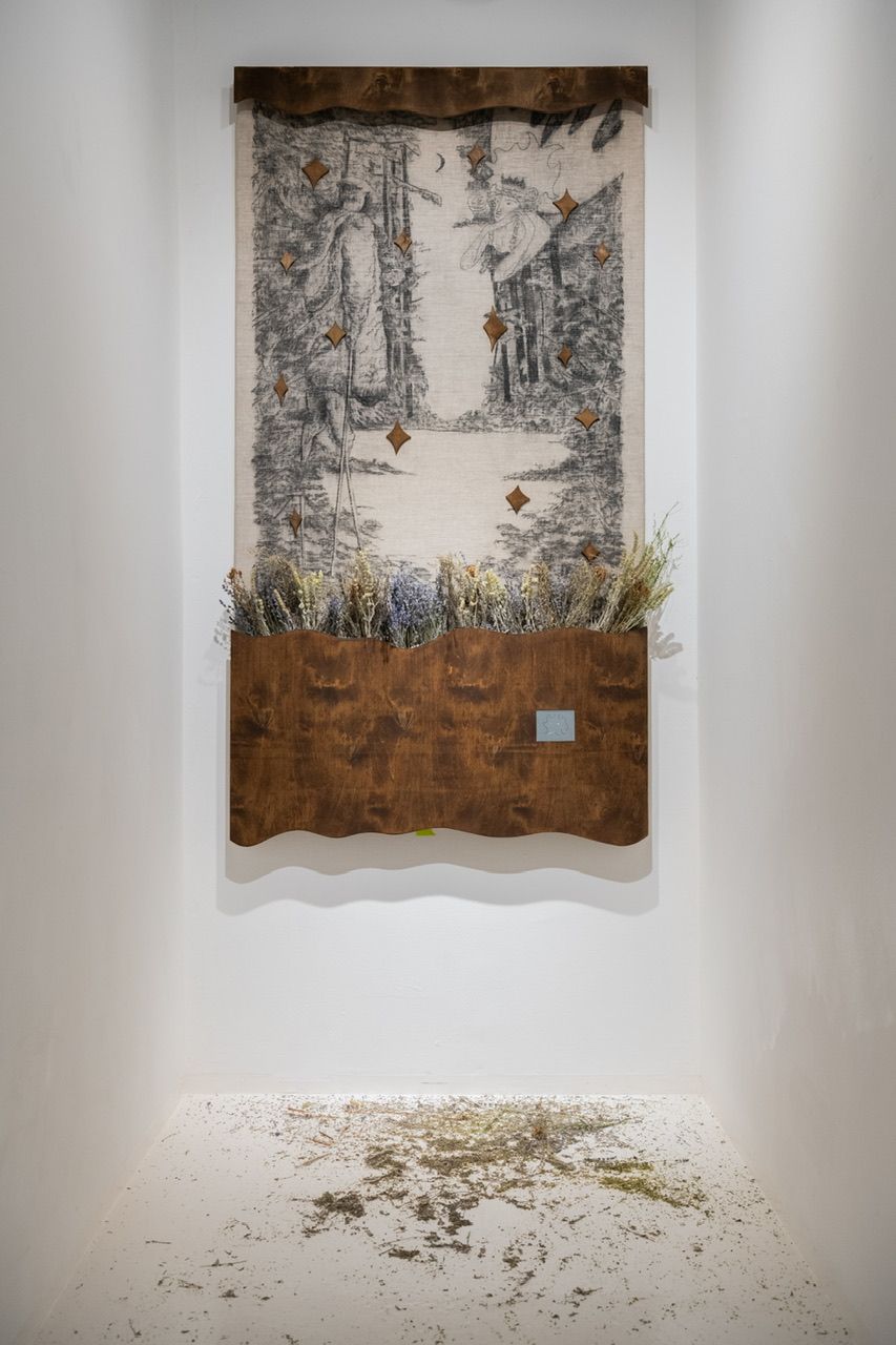 Слава Нестеров (Объект - 
                  100 x 180 см) Встреча