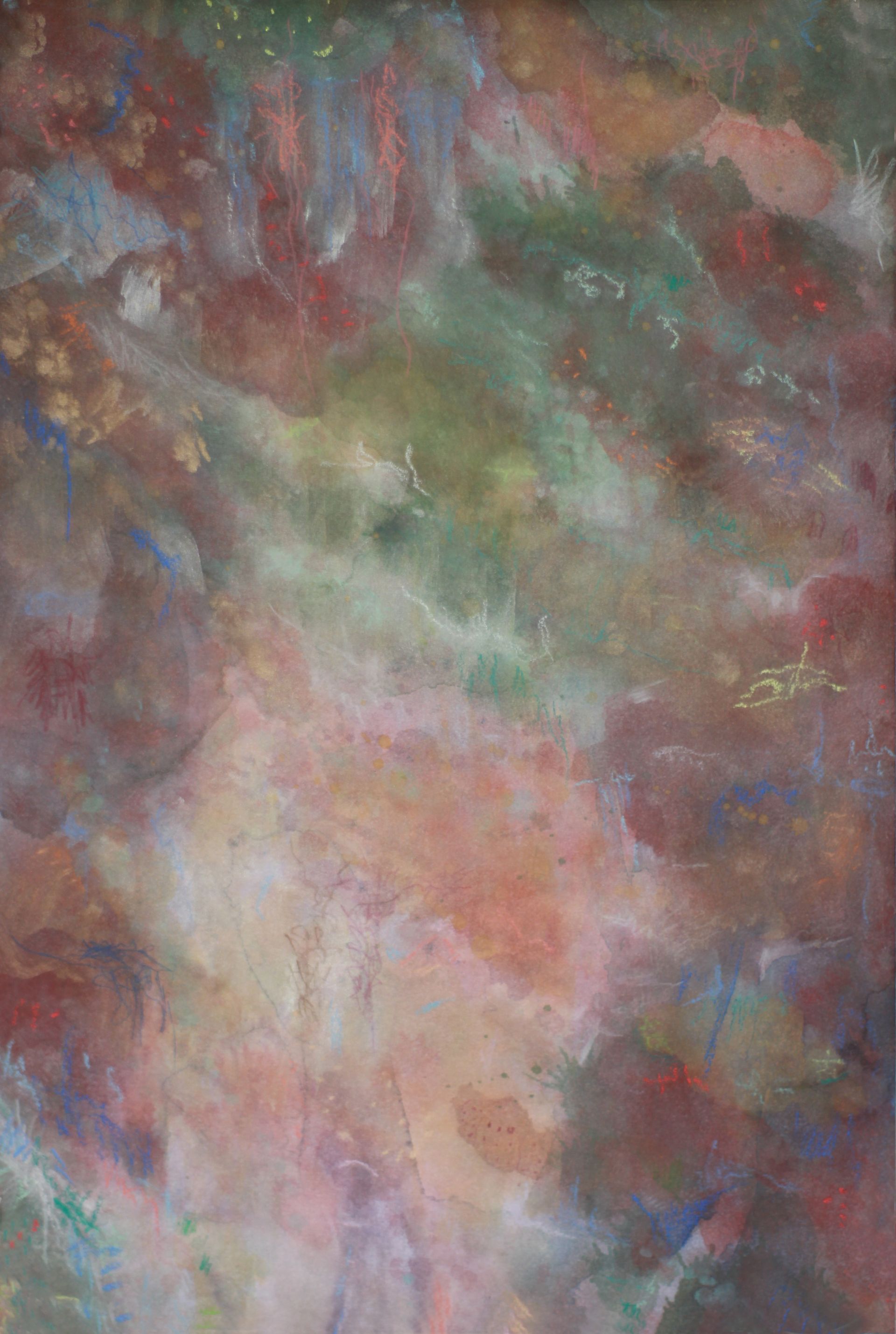 Мария Алдашкова (Авторская графика - 
                  47 x 60 см) Блуждающие мысли 7