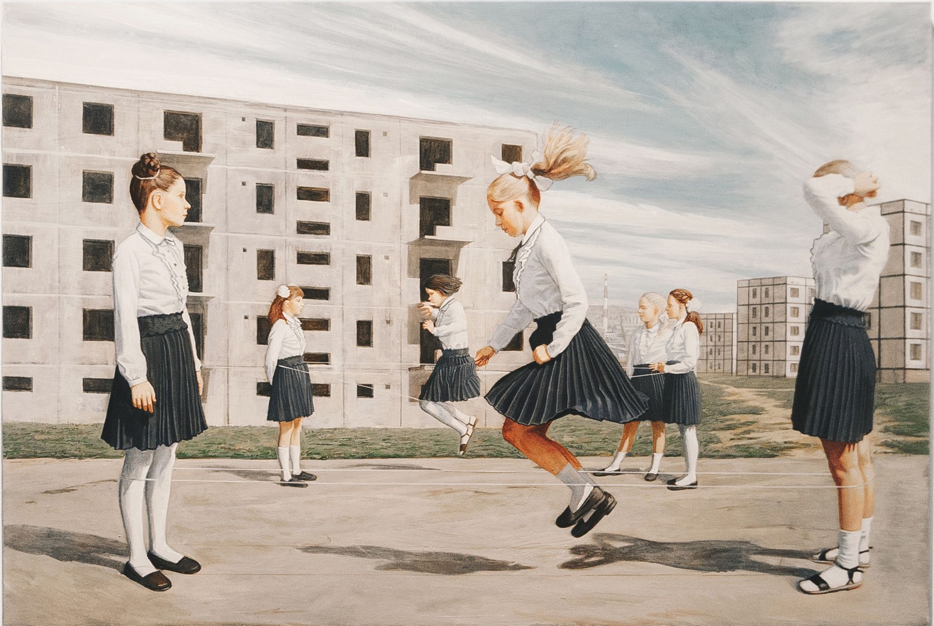 Мария Сафронова (Картина, живопись - 
                  97 x 67 см) Большая перемена