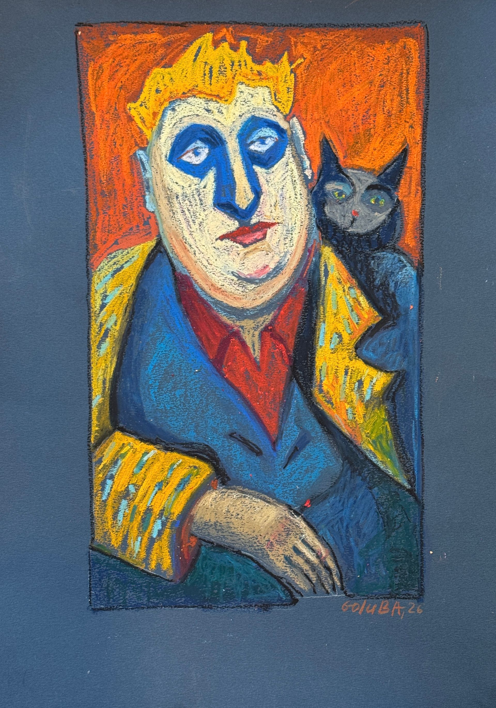 Анна Голубь (Авторская графика - 
                  42 x 60 см) Уют