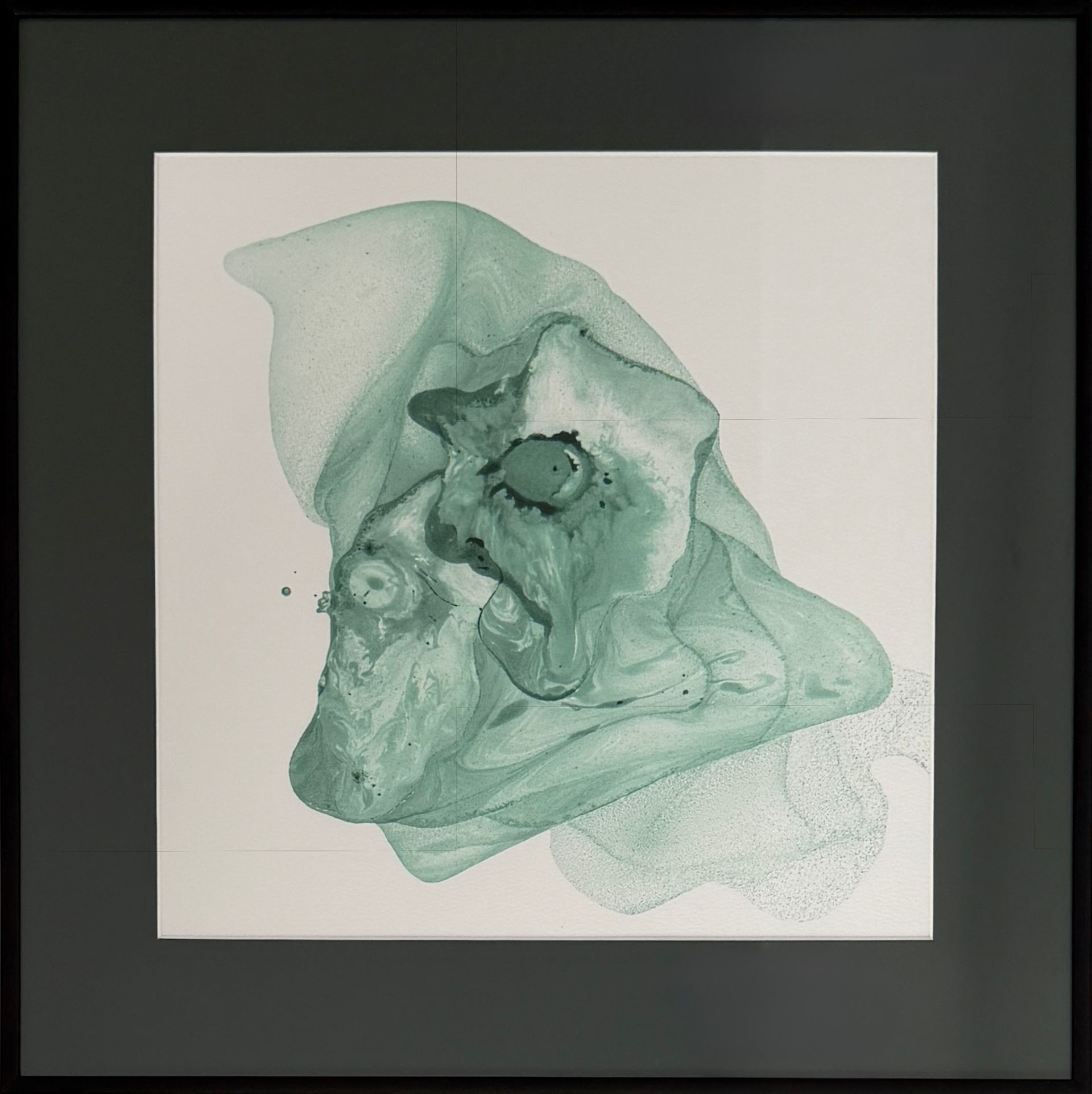 Виктория Марченко (Авторская графика - 
                  40 x 40 см) Из серии "Следы Эфира"