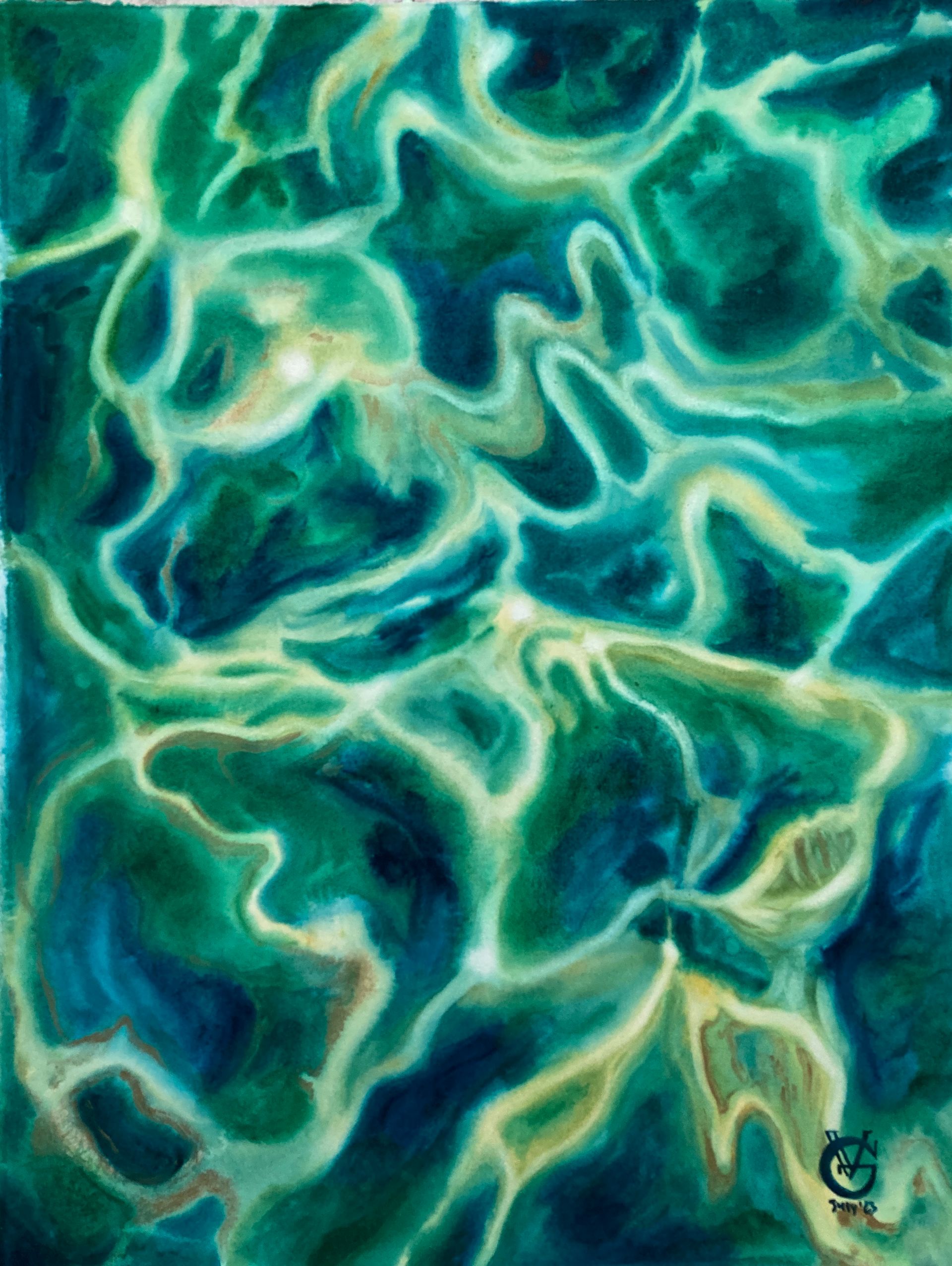 Валерия Головенкина (Авторская графика - 
                  56 x 76 см) Pleasure