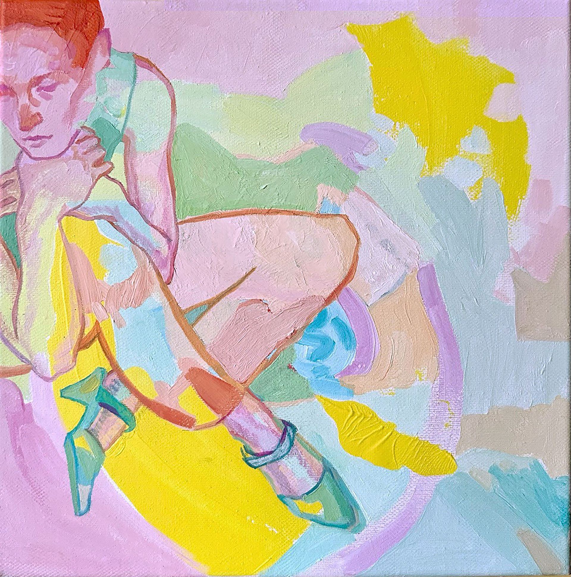 Ева Гец (Картина, живопись - 
                  30 x 30 см) Фиолетовый сон