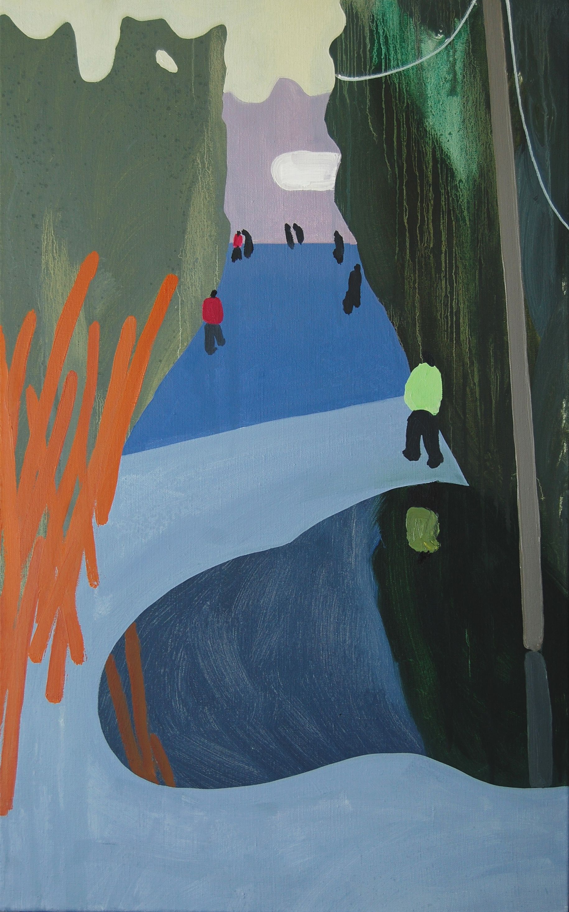 Анна Мельниченко (Картина, живопись - 
                  50 x 80 см) Лесной променад