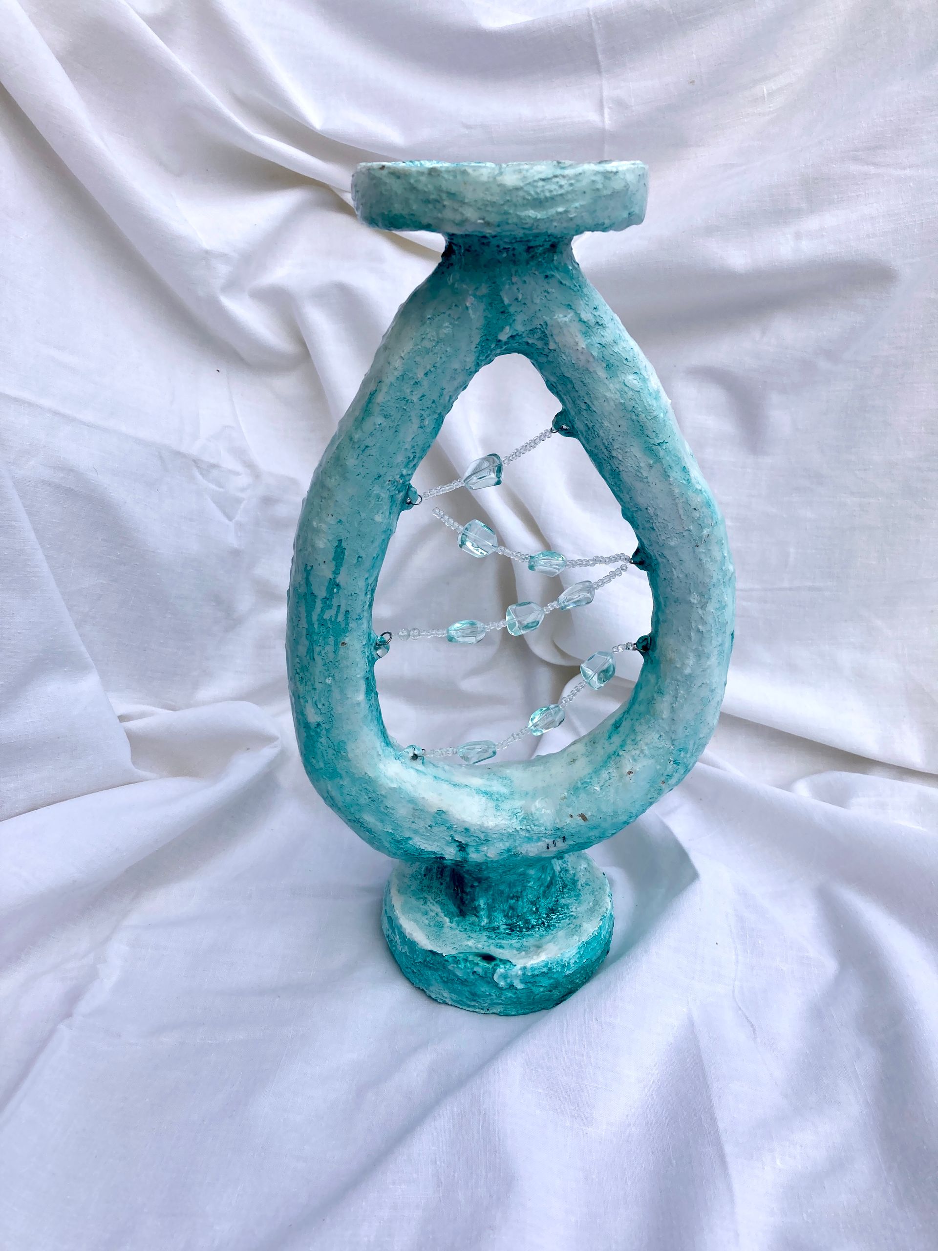 Валерия Головенкина (Скульптура - 
                  18 x 32 см) Подсвечник-трансформер "Drop"