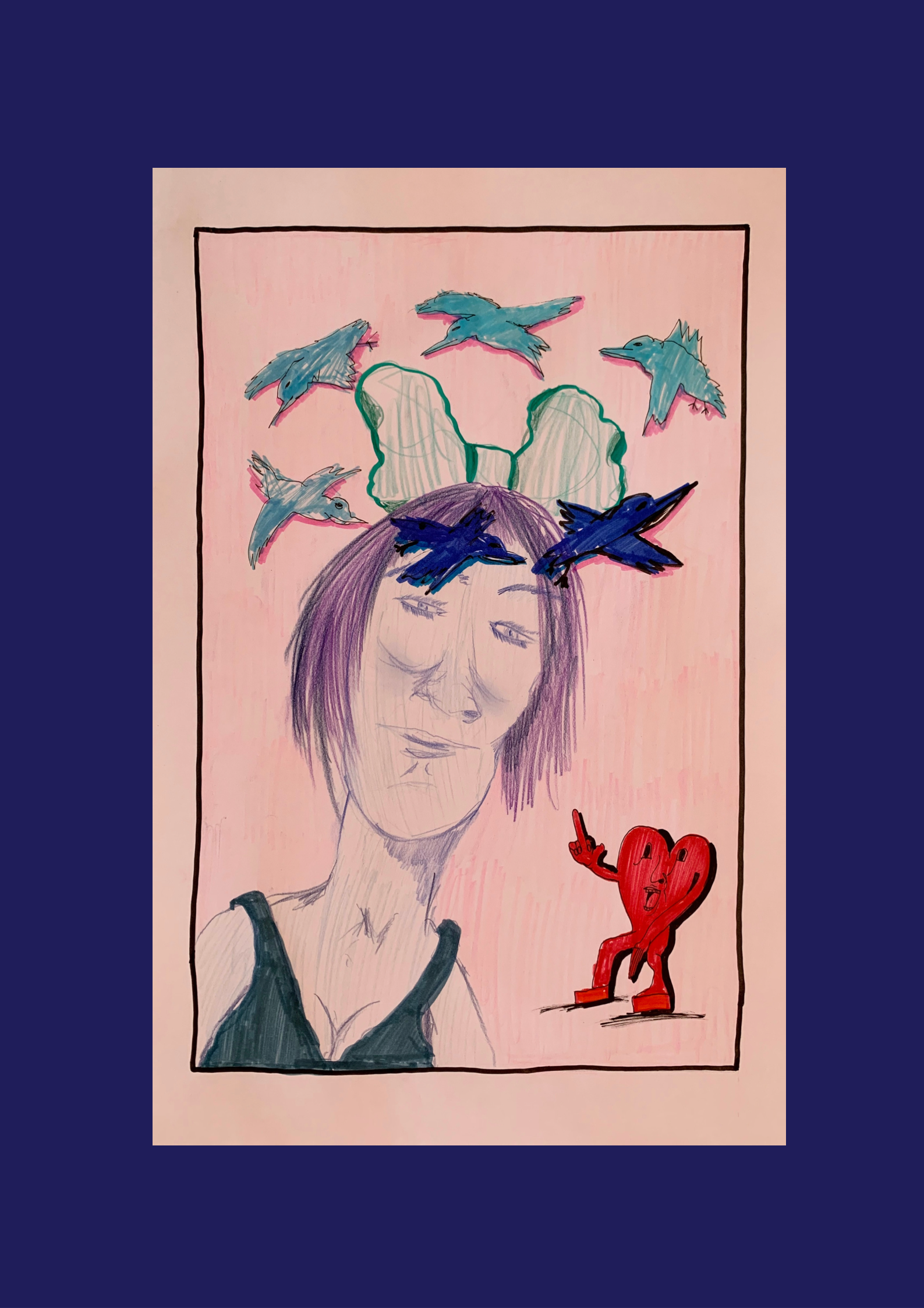Максим Има (Авторская графика - 
                  30 x 42 см) Любовь