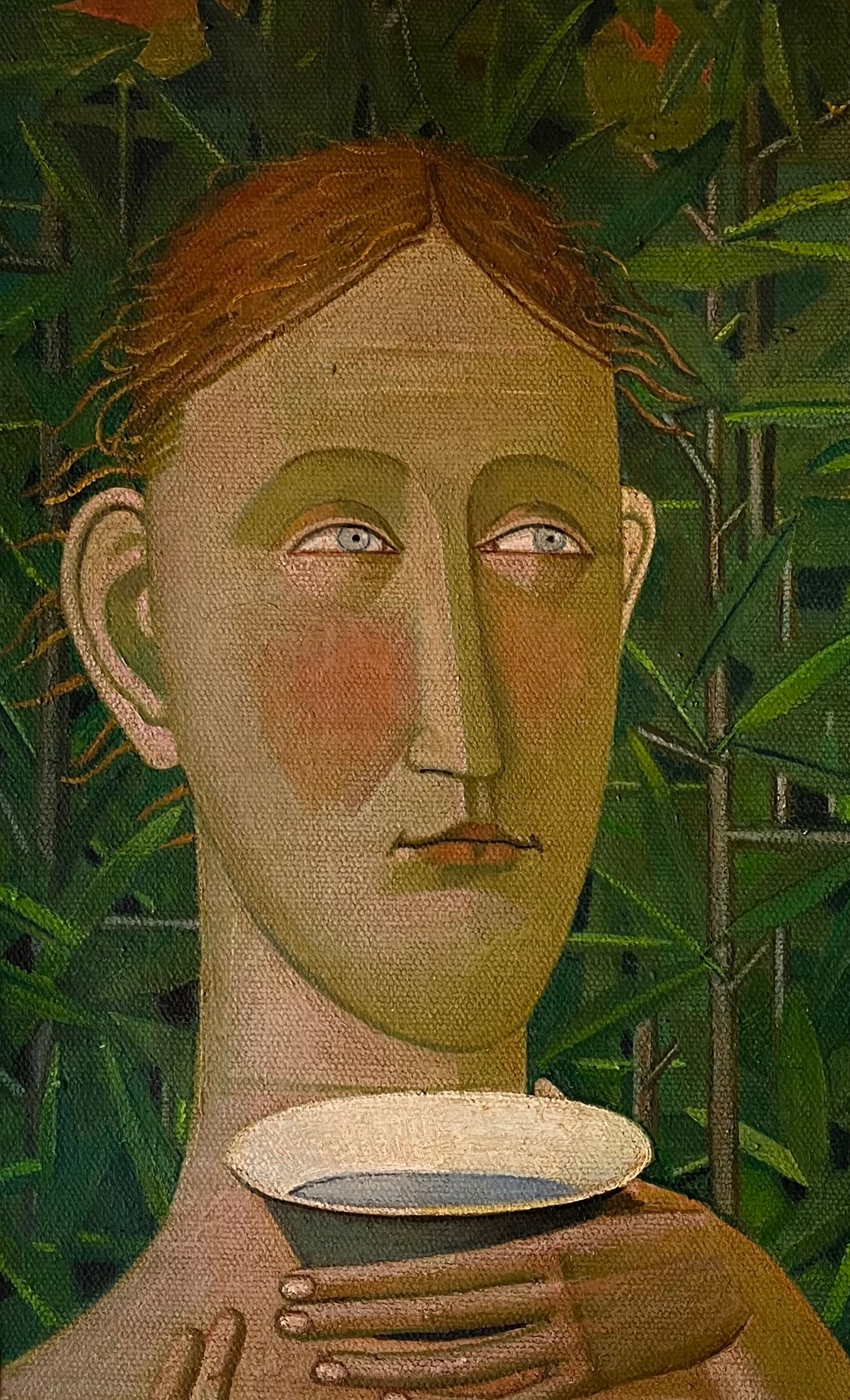 Иван Афонский (Картина, живопись - 
                  18 x 29 см) Портрет