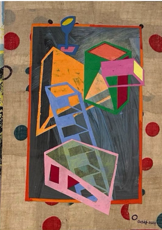 Гоша Острецов (Авторская графика - 
                  30 x 42 см) Узел бесчервячной передачи