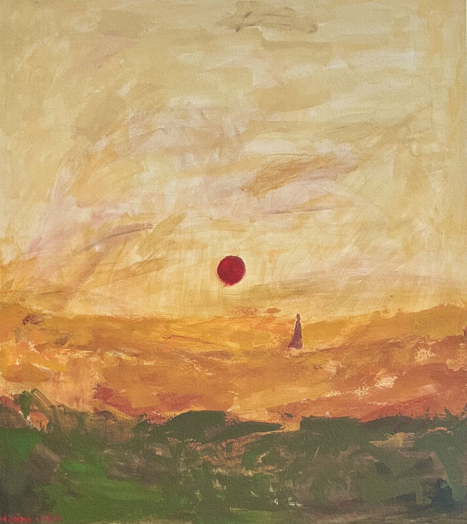 Милана Чтч (Картина, живопись - 
                  80 x 90 см) Дух перемен