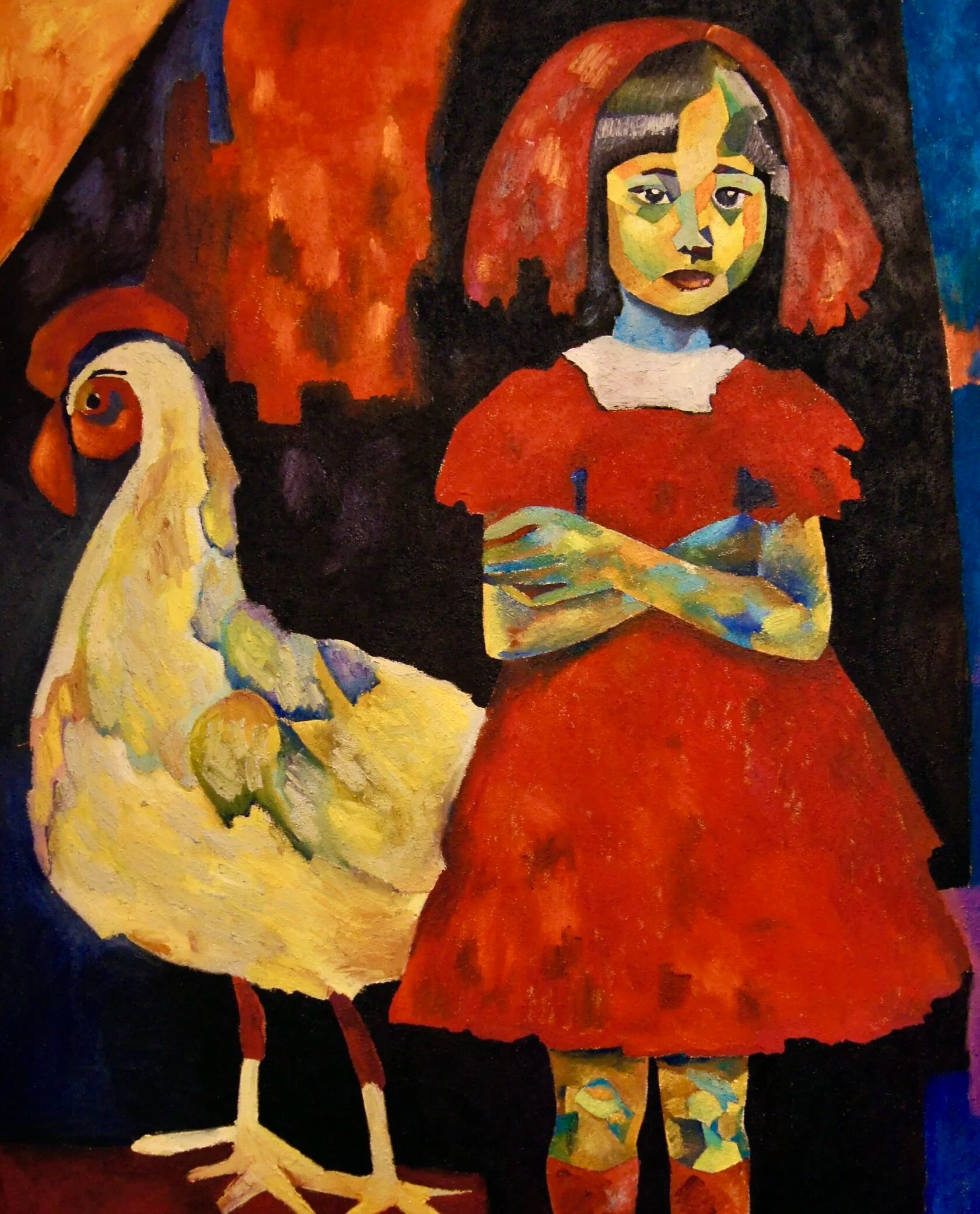 Таня Бродская (Картина, живопись - 
                  120 x 150 см) Сумико и Витя