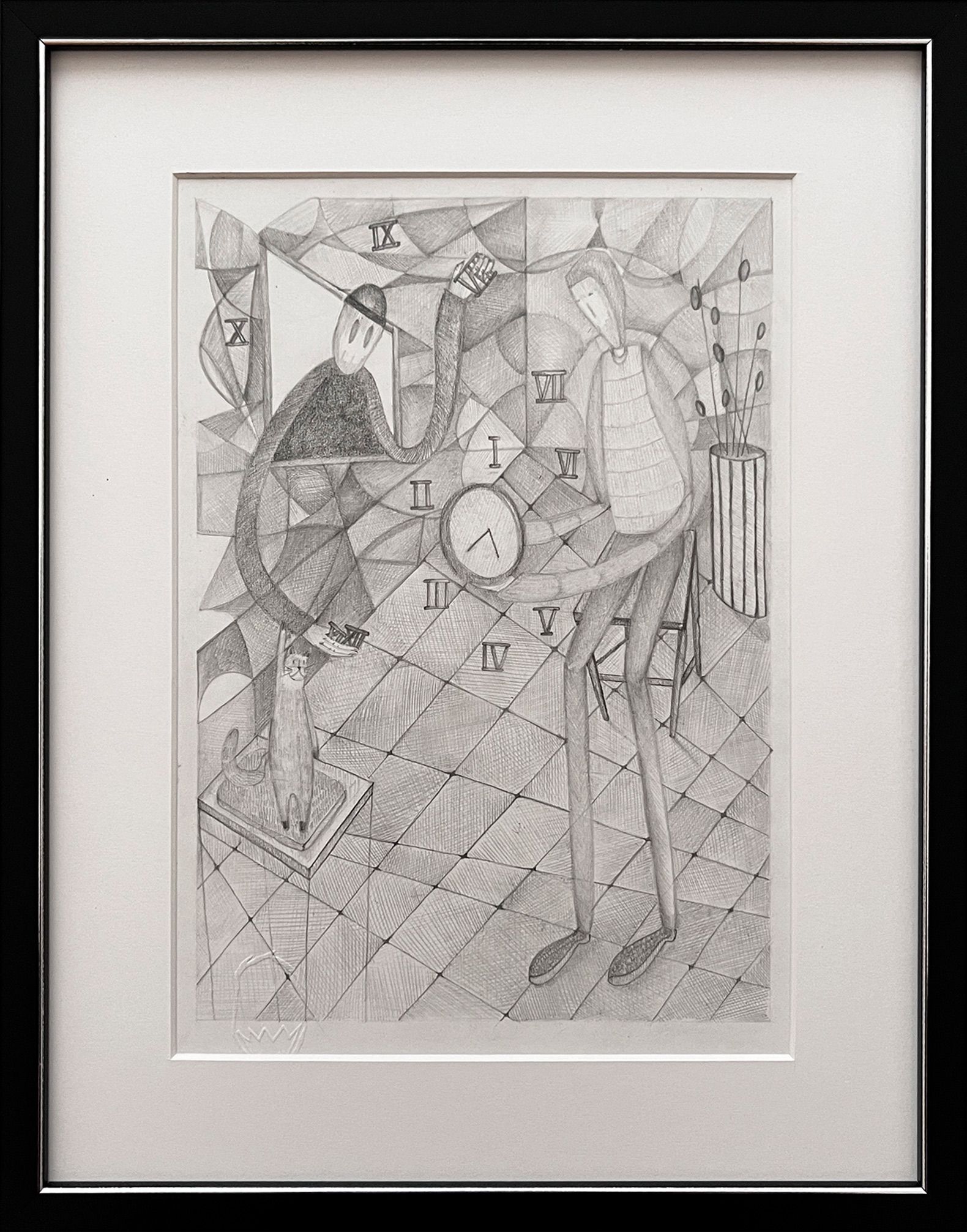 Леша Мелки (Авторская графика - 
                  30 x 40 см) Без названия 5