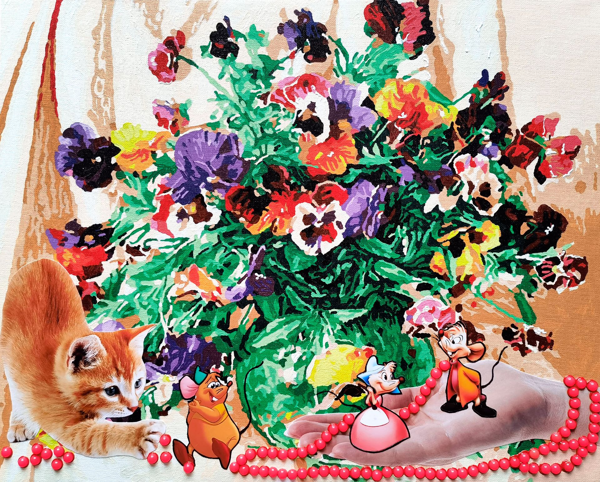 Ирина БАСТ (Картина, живопись - 
                  50 x 40 см) Если бы я была Золушкой