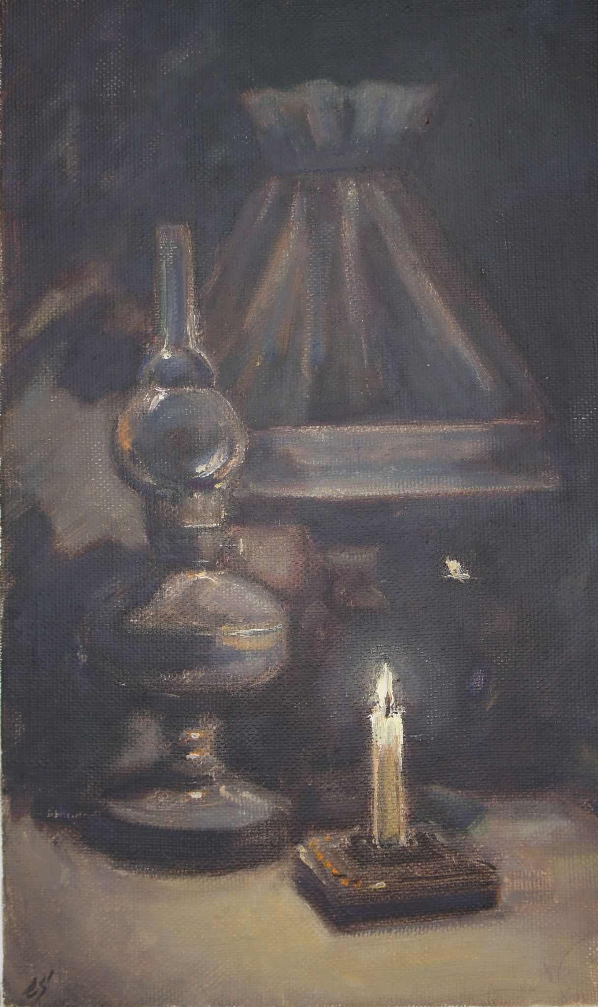 Елена Санина (Картина, живопись - 
                  30 x 50 см) К свету