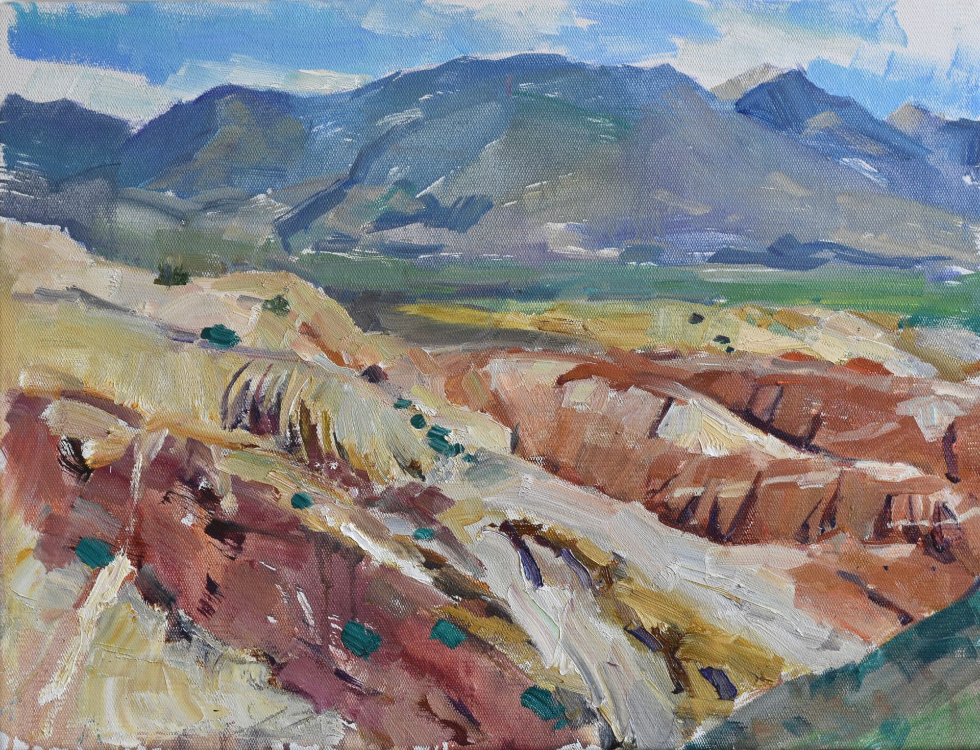 Илья Хахарев (Картина, живопись - 
                  60 x 45 см) Марс. Алтай