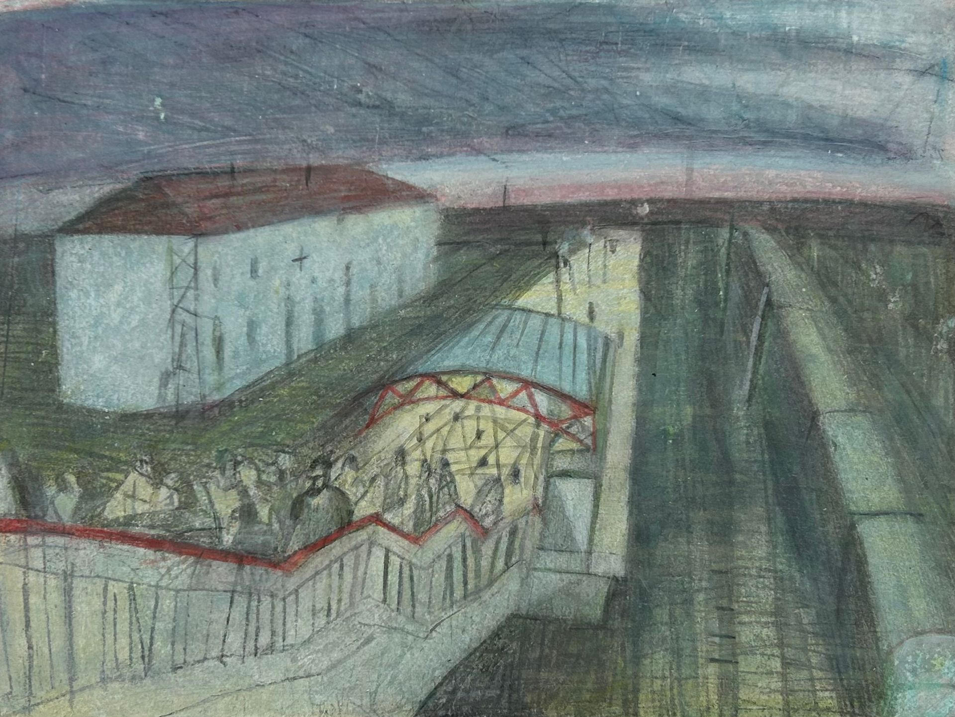 Сергей Козликин (Графика печатная - 
                  30 x 20 см) Город