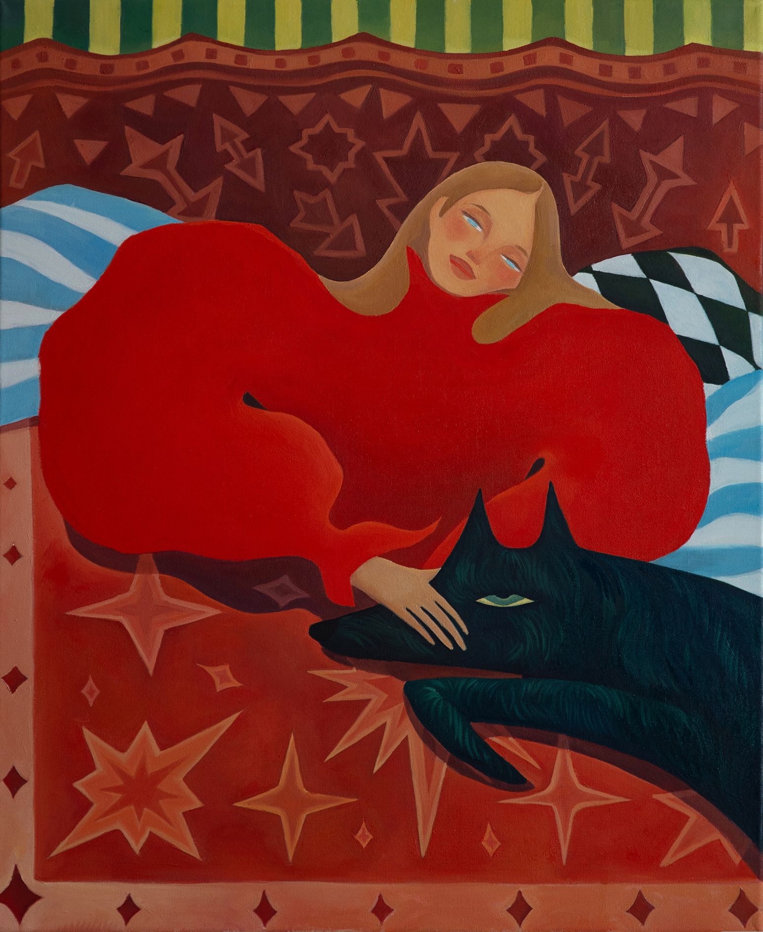 Анастасия Лимонова (Картина, живопись - 
                  50 x 60 см) Гром
