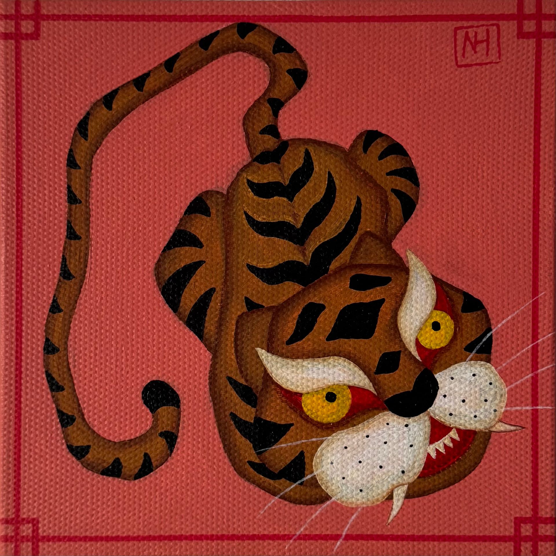 Наташа Хегай (Картина, живопись - 
                  30 x 30 см) Хранитель гор Ира