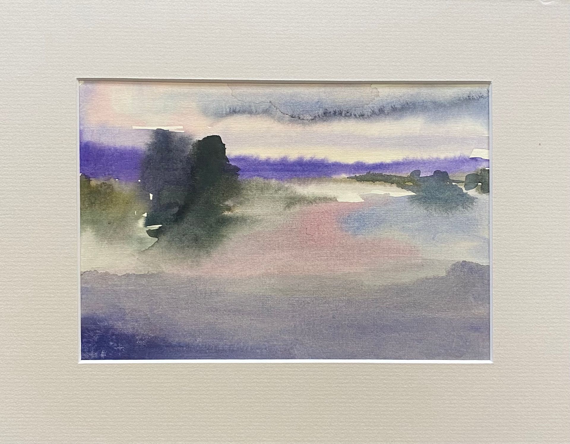 Алина Буглеева (Авторская графика - 
                  20 x 15 см) Туман