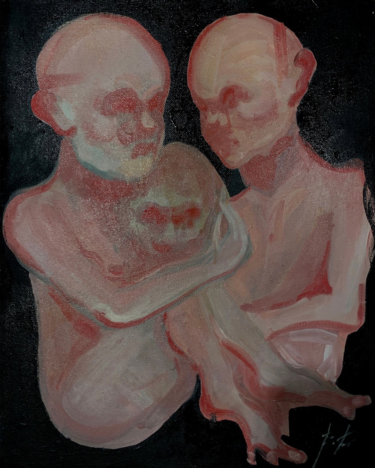 Виктория Бис (Картина, живопись - 
                  40 x 50 см) Born