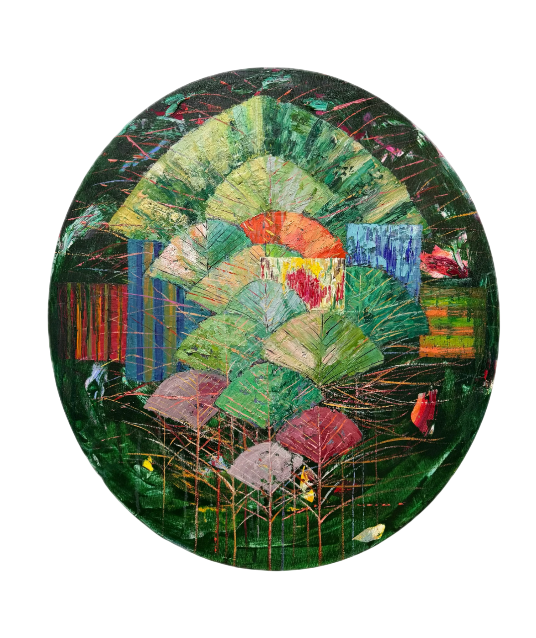Санжар Джаббаров (Картина, живопись - 
                  90 x 100 см) Пейзаж