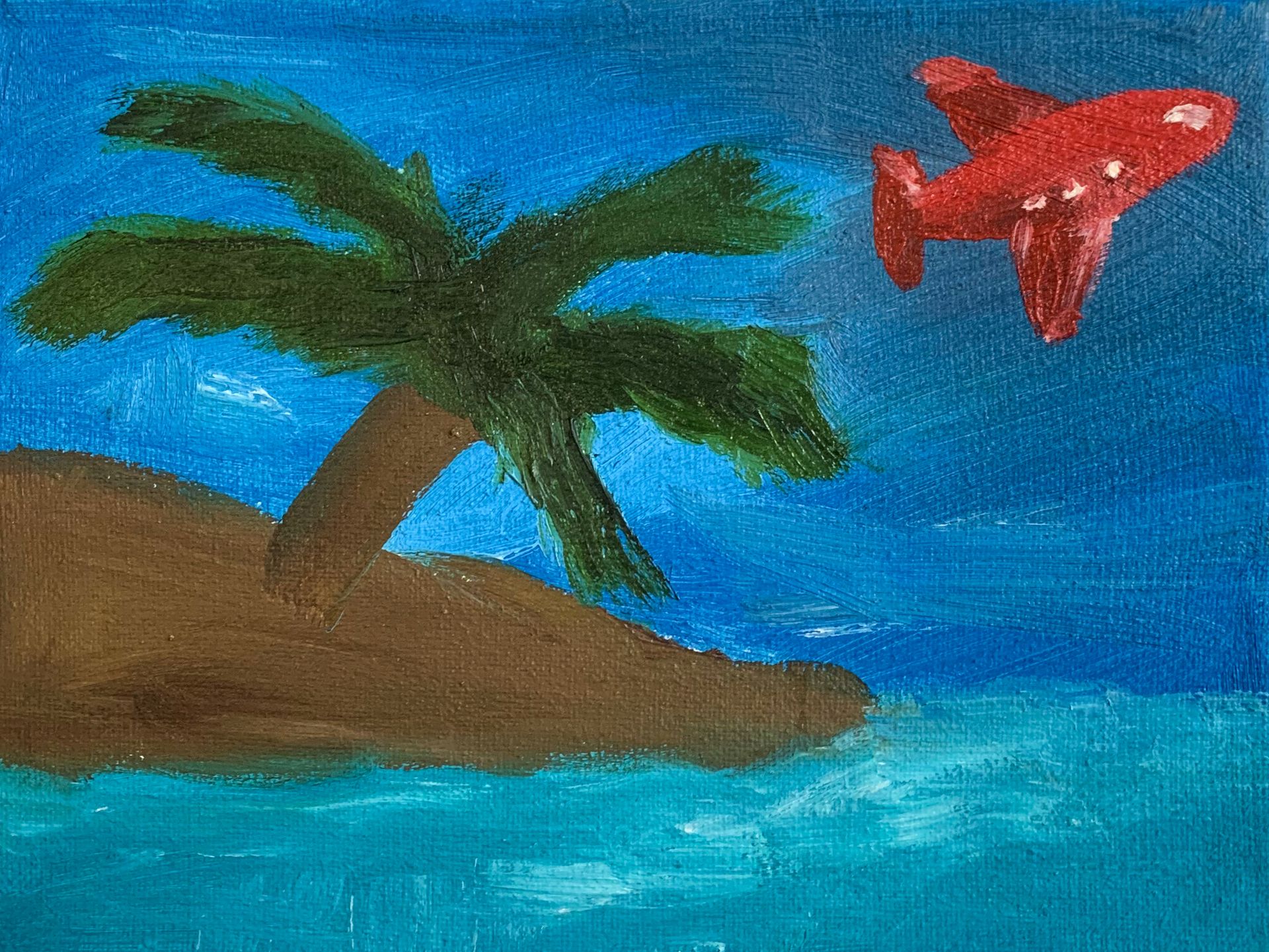 Юджин (Картина, живопись - 
                  24 x 18 см) На новый год