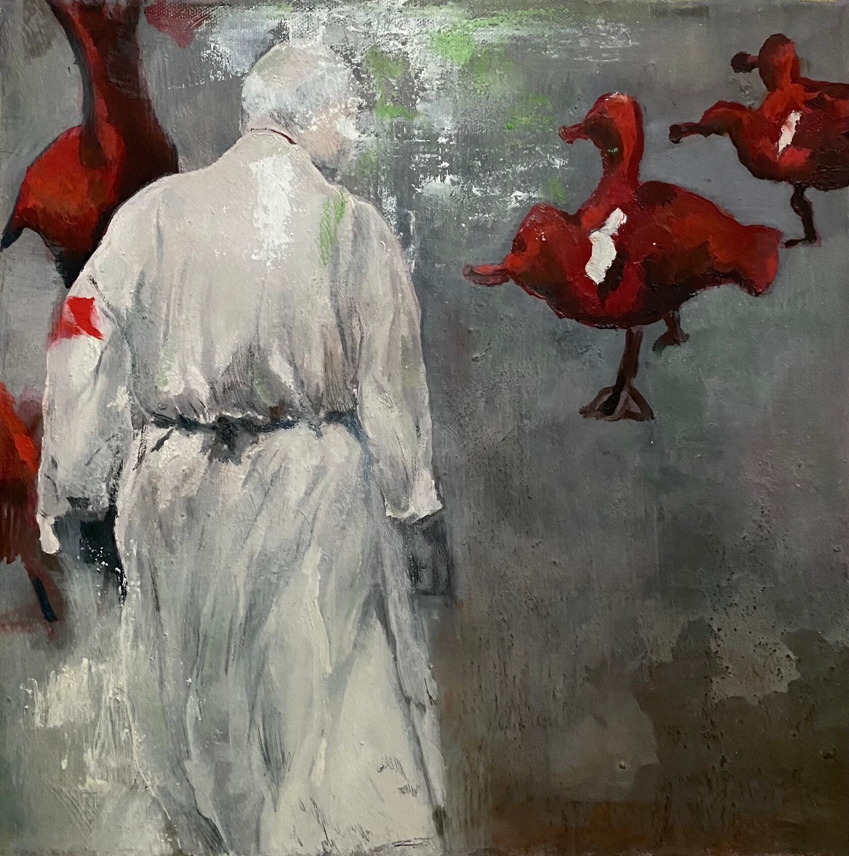 Лена Троянская (Картина, живопись - 
                  30 x 30 см) Без названия