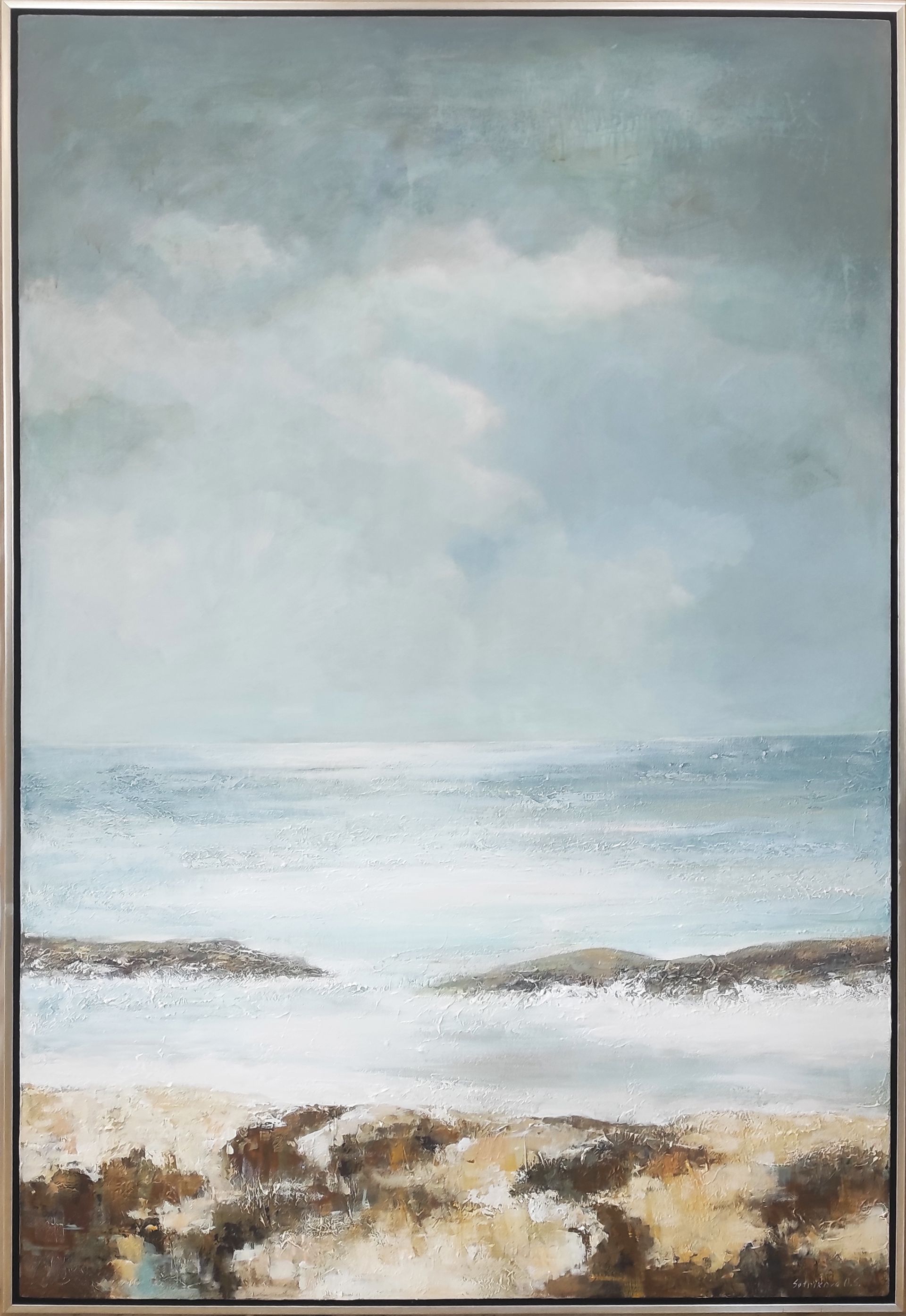 Оксана Сотникова (Картина, живопись - 
                  100 x 150 см) Лазурный берег
