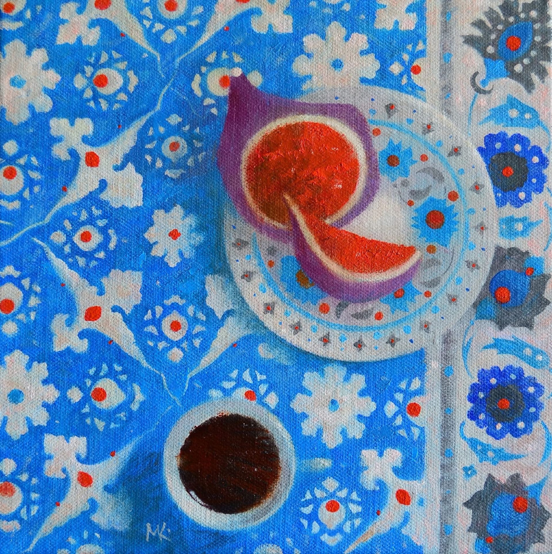 Мария Князева (Картина, живопись - 
                  30 x 30 см) Кофе