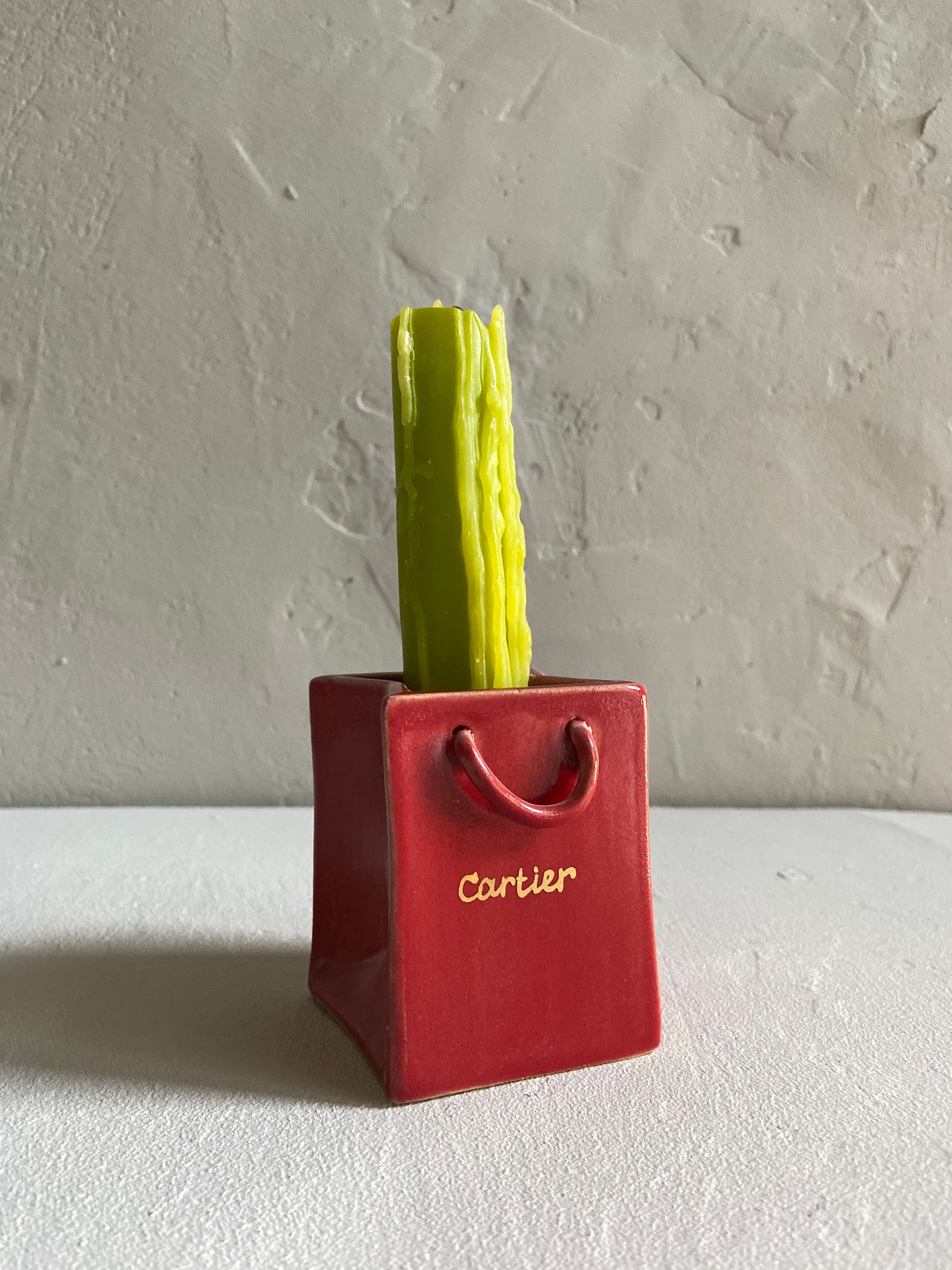 Елизавета Букина (Скульптура - 
                  5.5 x 7 см) Подсвечник "CARTIER"
