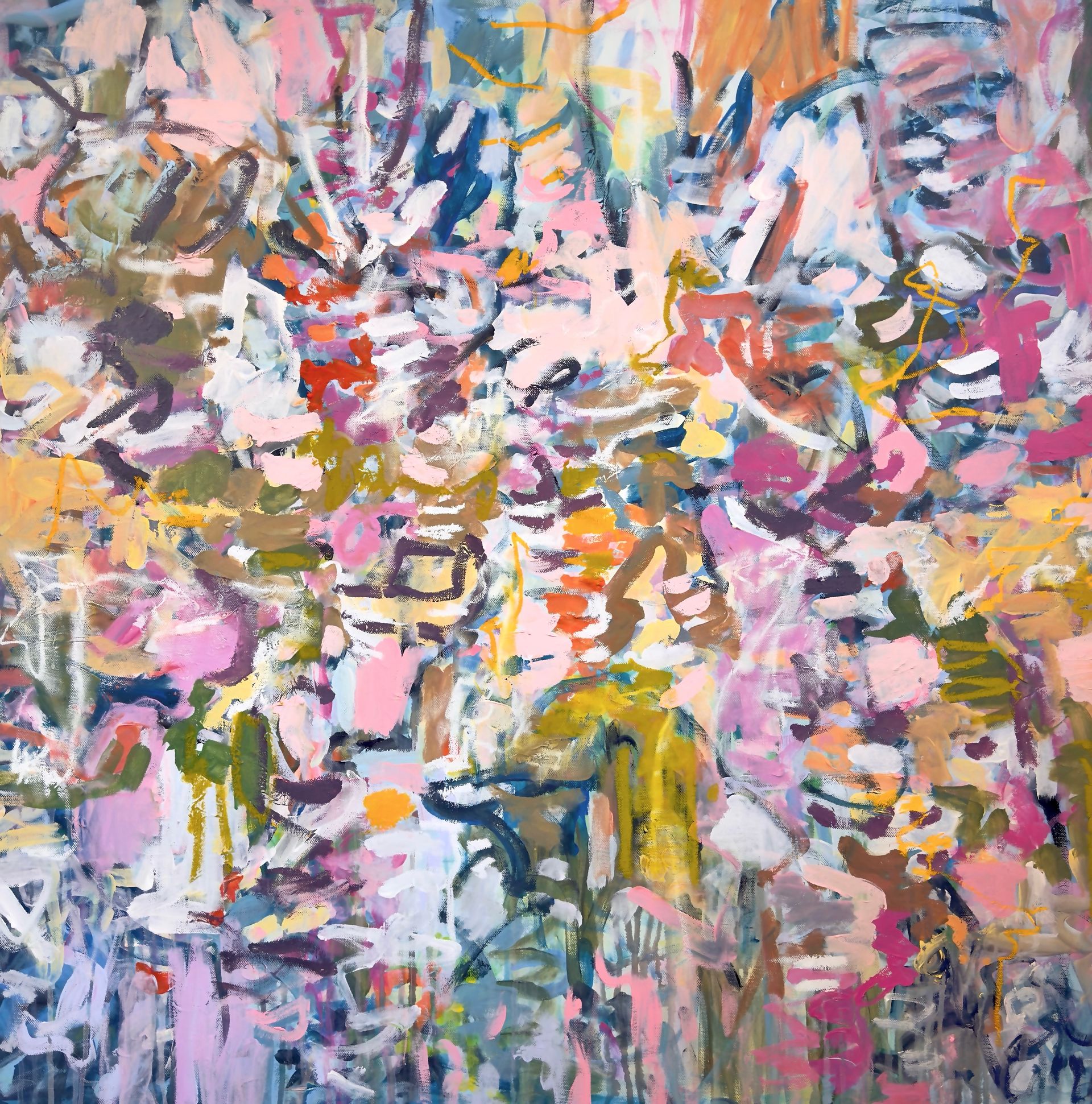 Анна Ганина (Картина, живопись - 
                  100 x 100 см) Sensual landscape