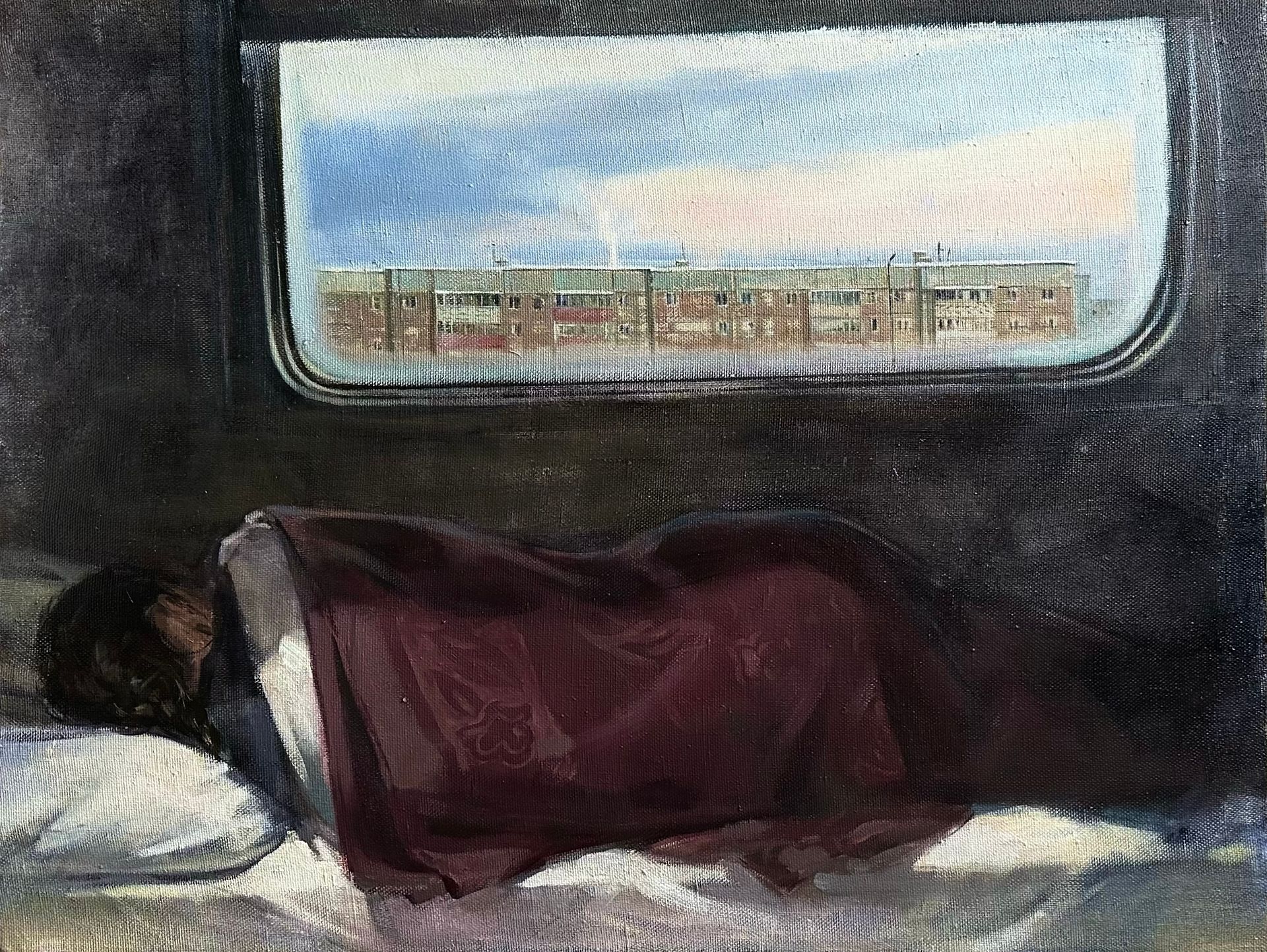 Алина Буглеева (Картина, живопись - 
                  100 x 75 см) Окраина