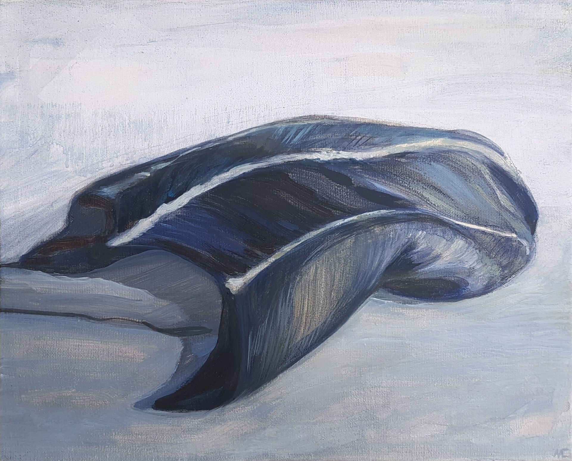 Светлана Мазулевская (Картина, живопись - 
                  30 x 24 см) Шапка конькобежная