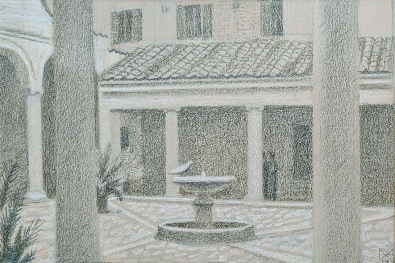 Анастасия Мотина (Авторская графика - 
                  35 x 25 см) Сан Клименте