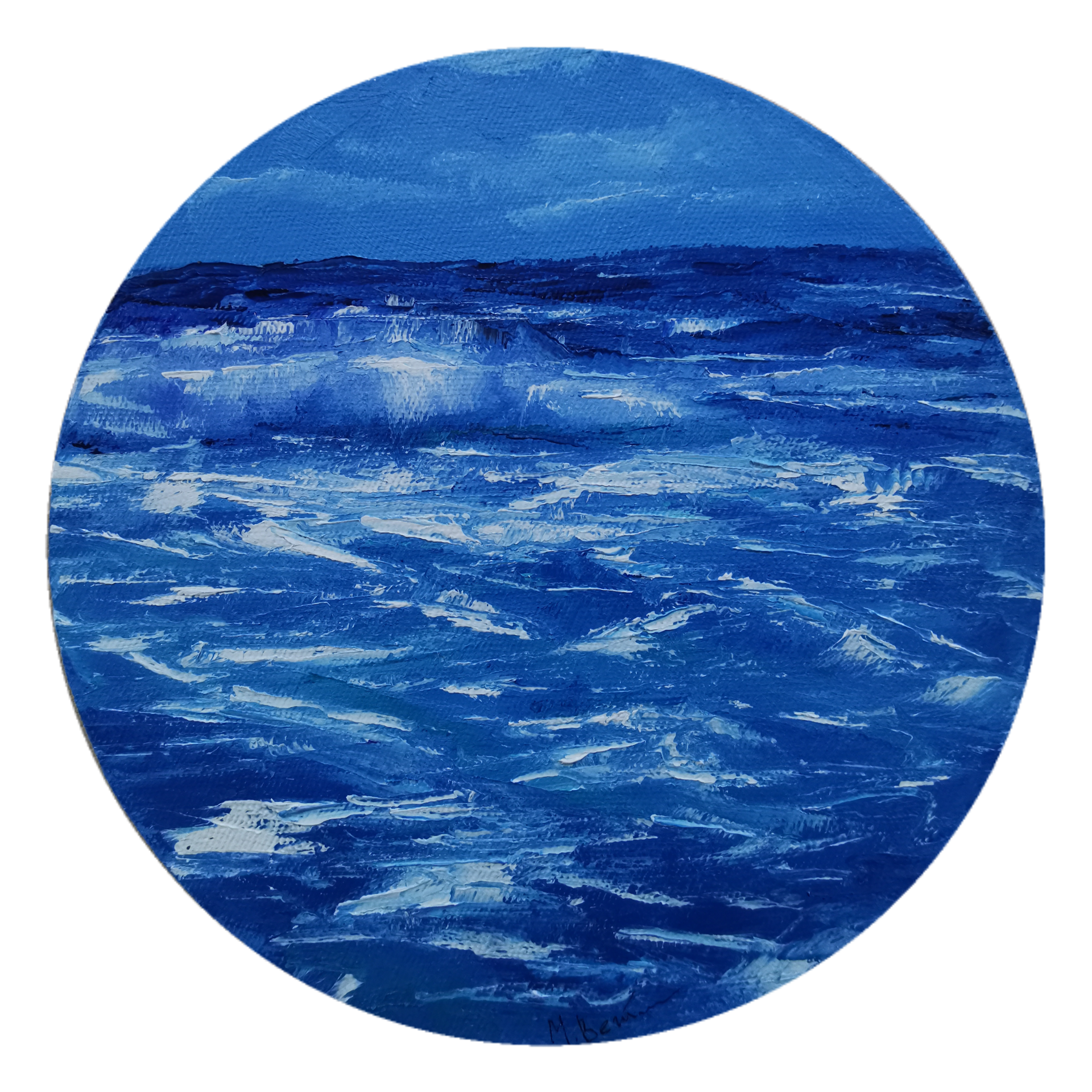 Мила Bezú (Картина, живопись - 
                  30 x 30 см) Море