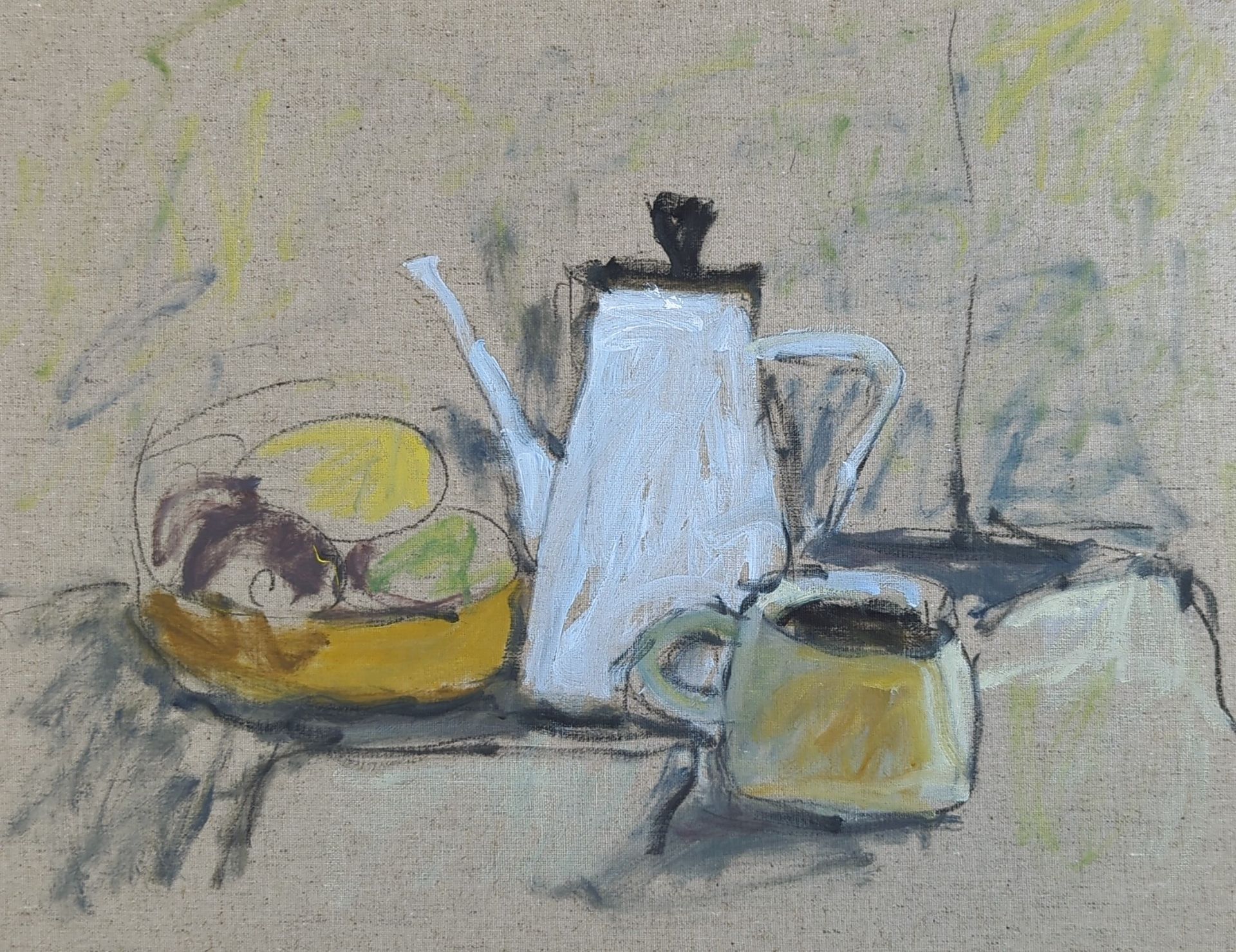 Анастасия Таюрская (Авторская графика - 
                  40 x 30 см) Утро и кофе № 10