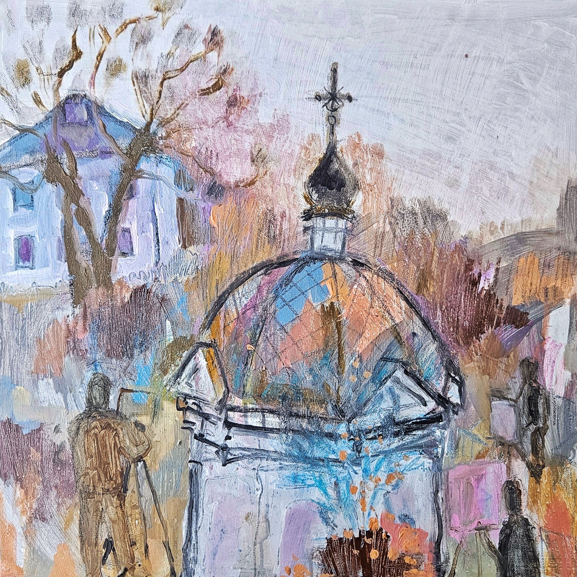 Ирина Ильина (Картина, живопись - 
                  50 x 50 см) Киржач