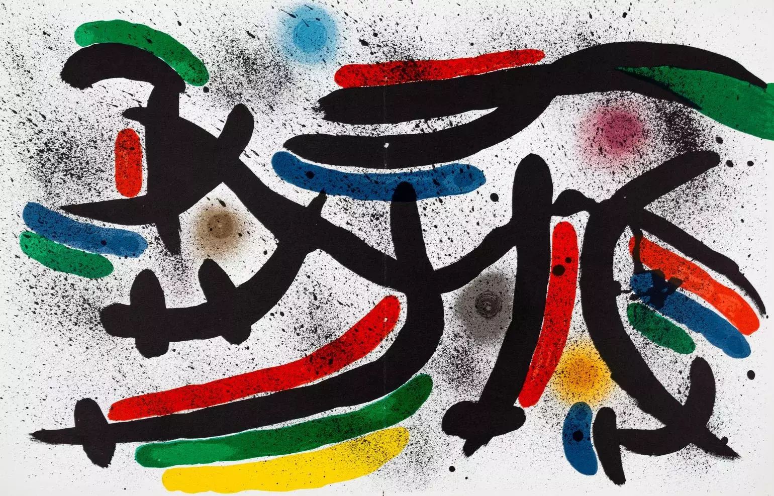 Хоан Миро (Графика печатная - 
                  49.3 x 32 см) ЛИТОГРАФИЯ I