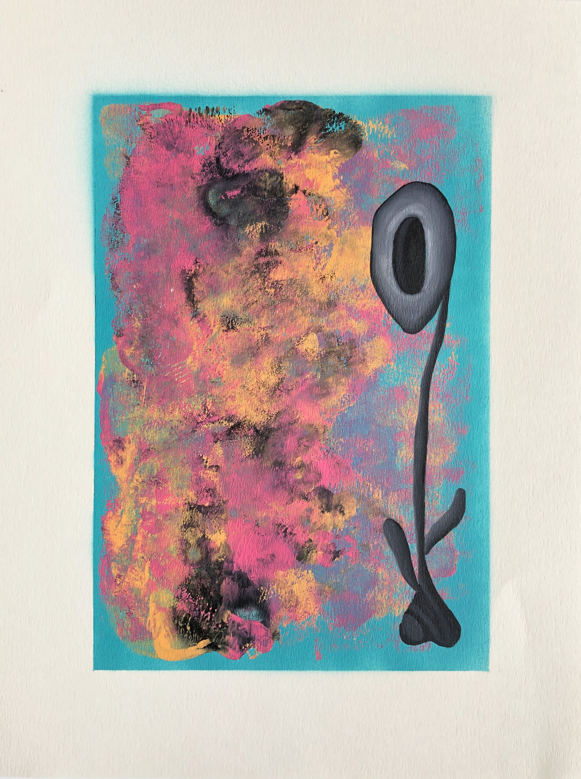 Леша Мелки (Авторская графика - 
                  30 x 39 см) ON ITS OWN