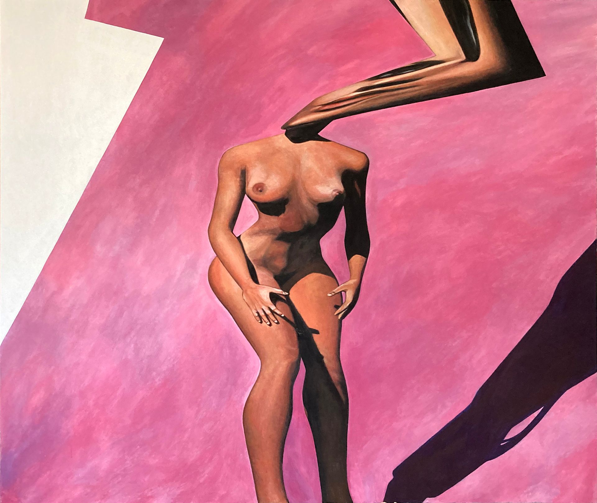 Дмитрий Ляшенко (Картина, живопись - 
                  200 x 170 см) Женщина без мехов