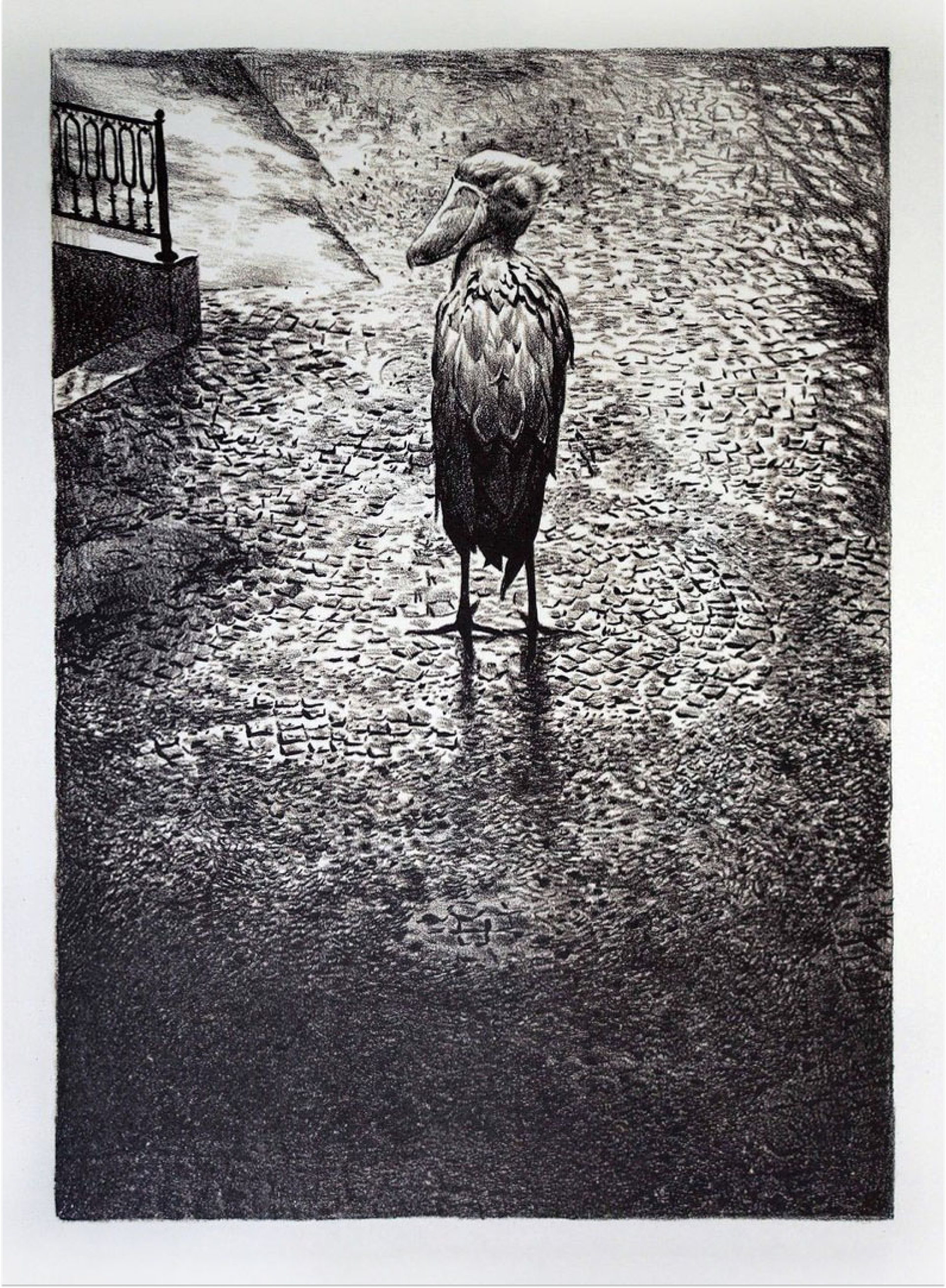 Александр Коряшкин (Графика печатная - 
                  35 x 50 см) Одиночество китоглава