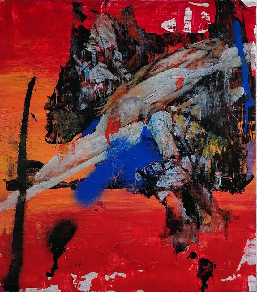 Роман Казус (Картина, живопись - 
                  43 x 50 см) Corpus Fatum I